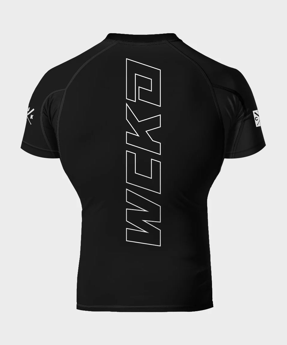 Wicked One Raw Rashguard a Maniche Corte - Nero