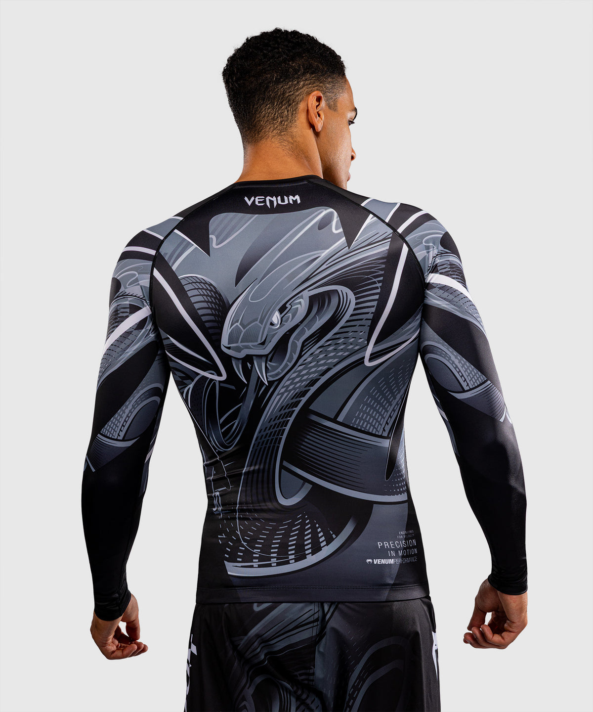 Rashguard manches longues Venum Crimson Viper 2.0 - Noir/Gris