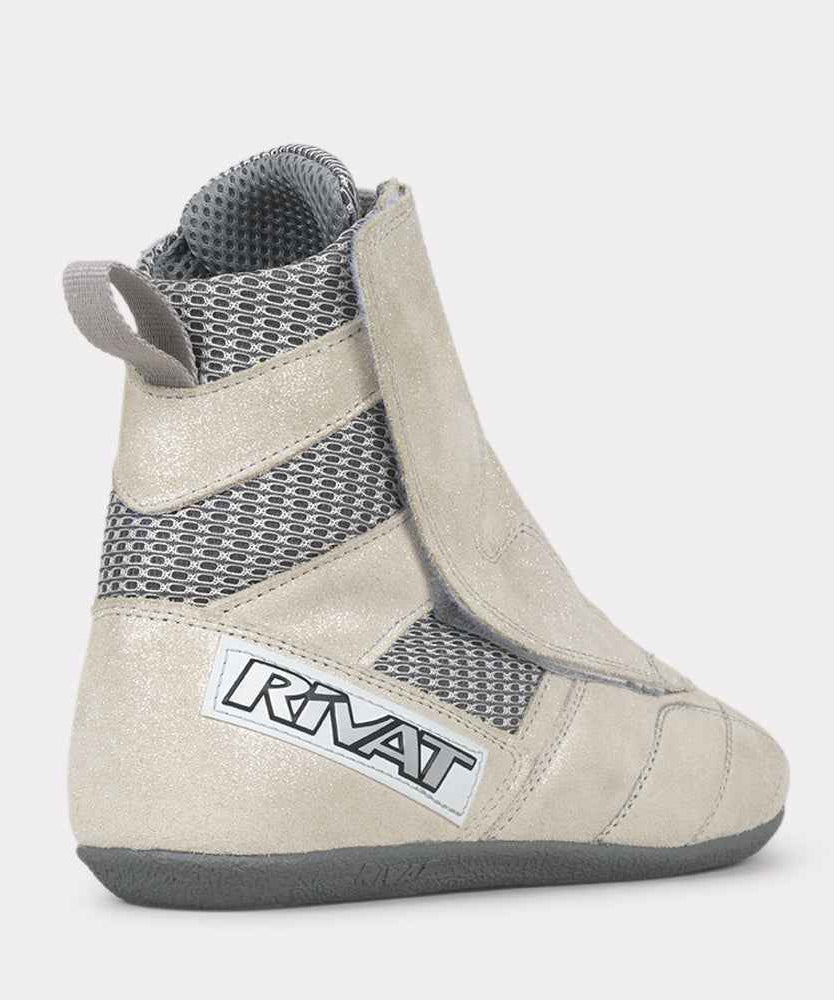 Rivat F1 Devon Französische Boxen Schuhe - Weiß/Grau