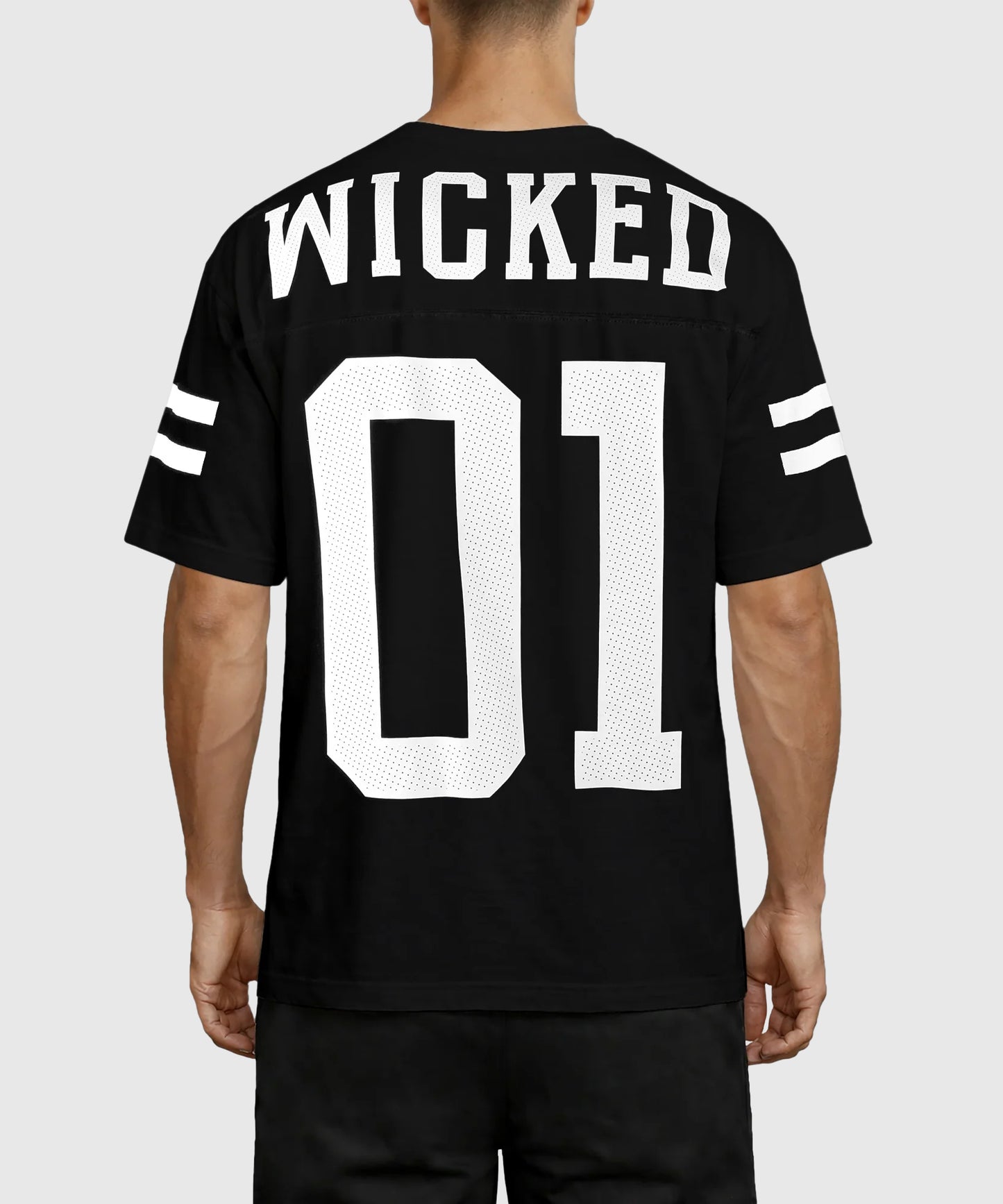T-Shirt Oversize Wicked One Quaterback - Noir