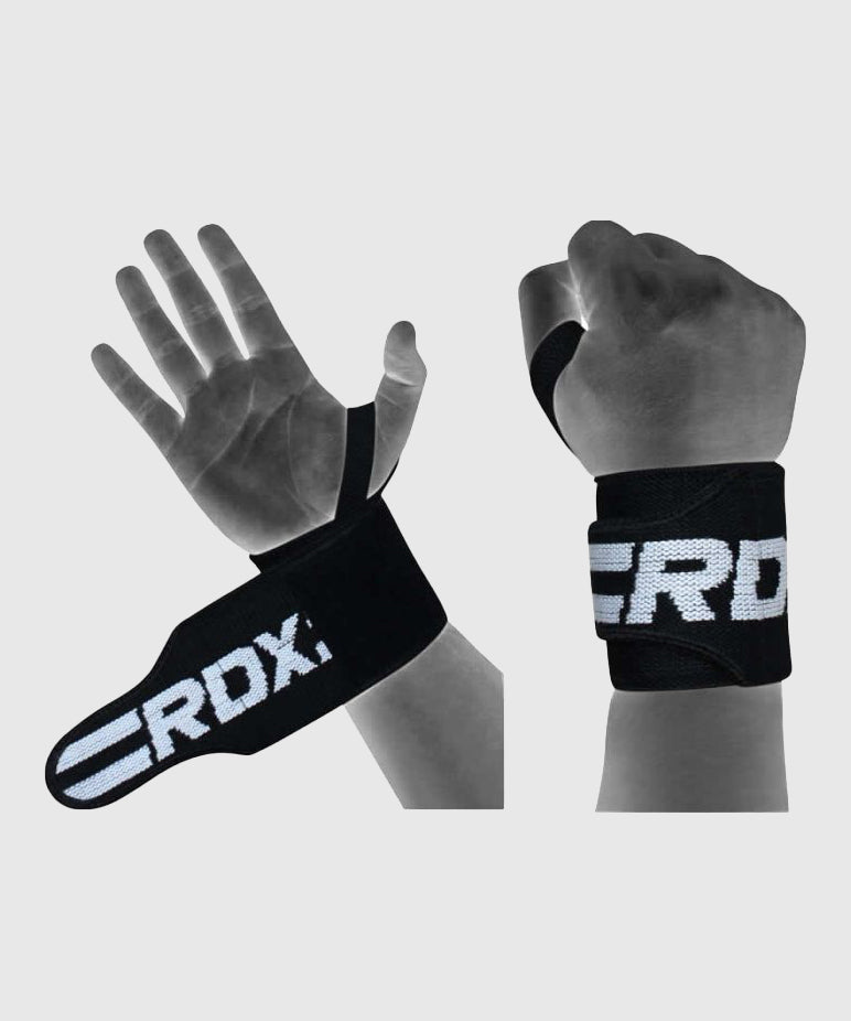 Sangles de musculation RDX W2 - Noir/Blanc
