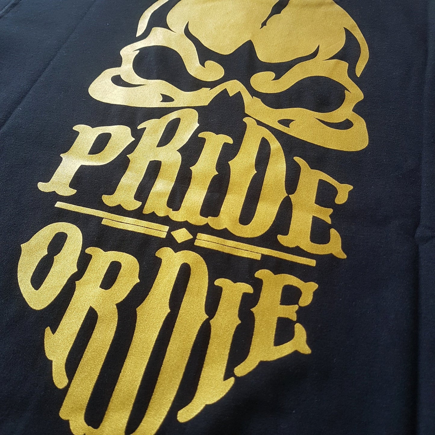 Pride Or Die Reckless Oro Maglietta da Allenamento - Nero