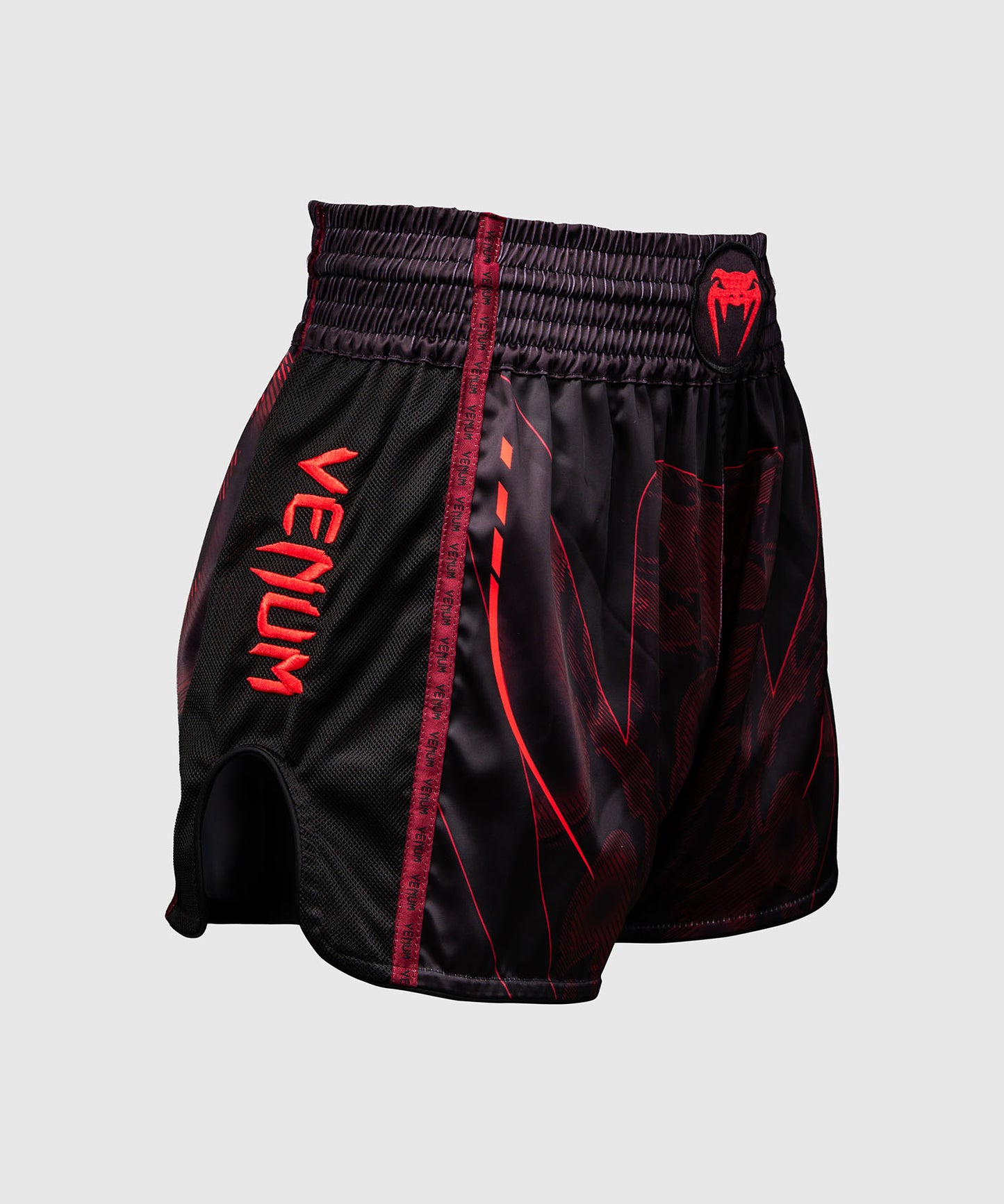Venum Spectre Short de Muay Thai – Negro/Rojo