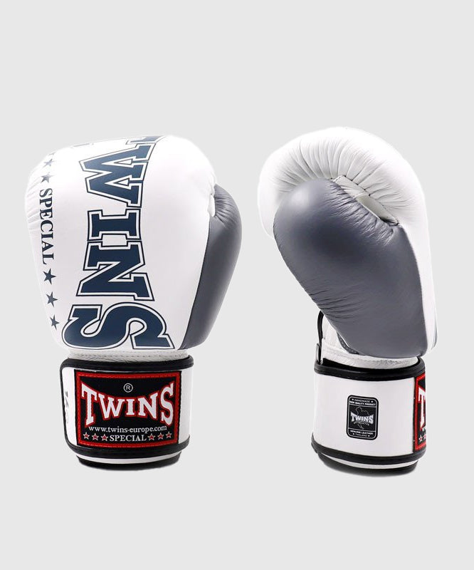 Gants De Boxe Twins Bgvl 8 - Blanc/Gris