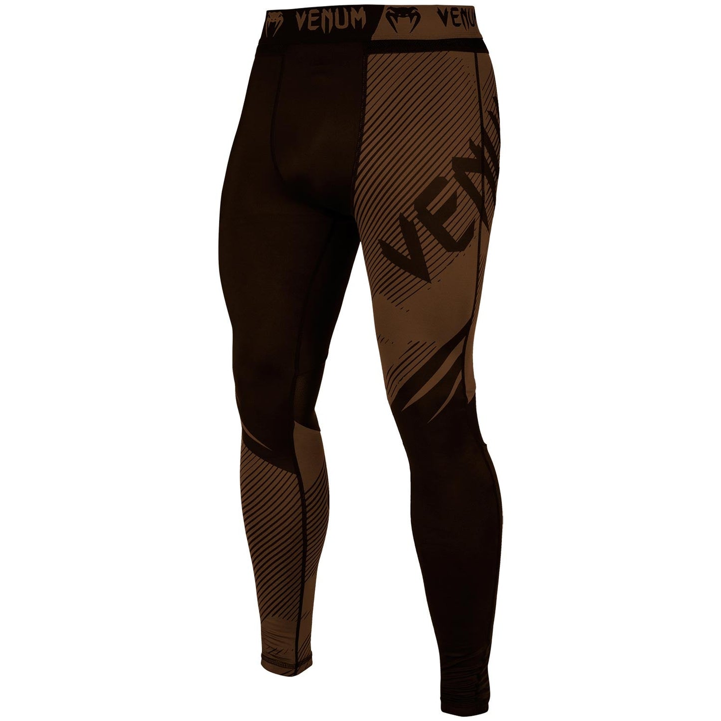 Venum NoGi 2.0 IBJJF Approved Compression Pants - Black/Brown