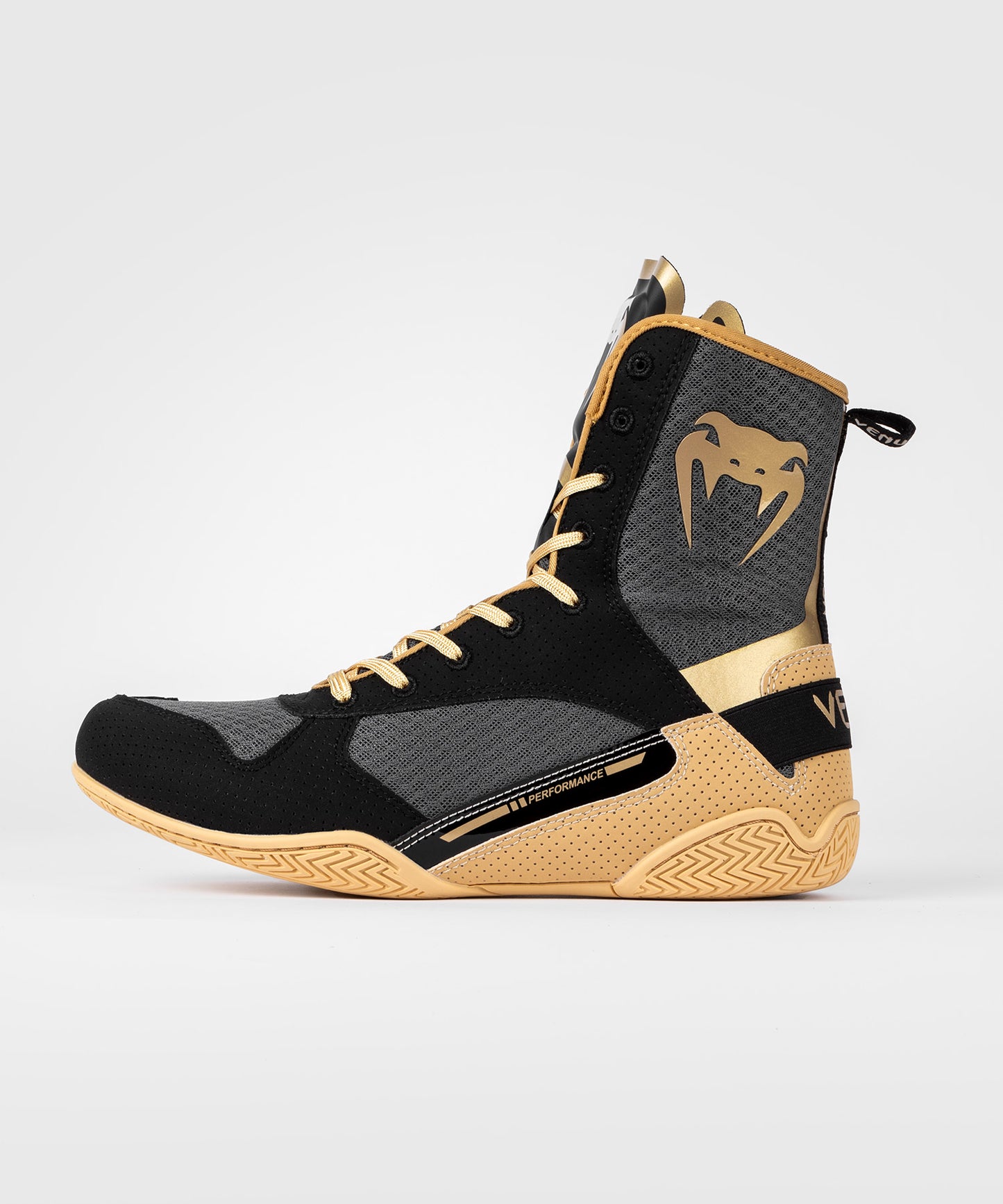 Chaussures de boxe Venum Elite - Noir/Beige