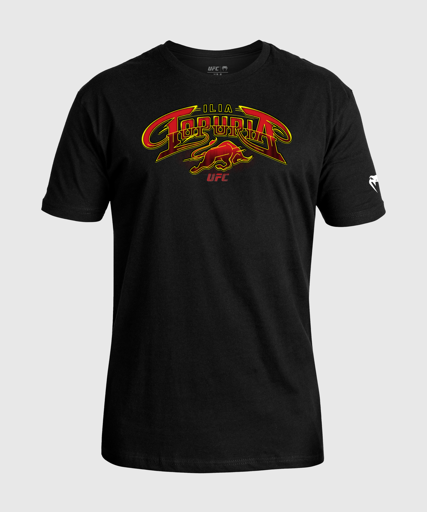 Men's UFC Unrivaled by Venum Ilia Topuria T-Shirt - Black