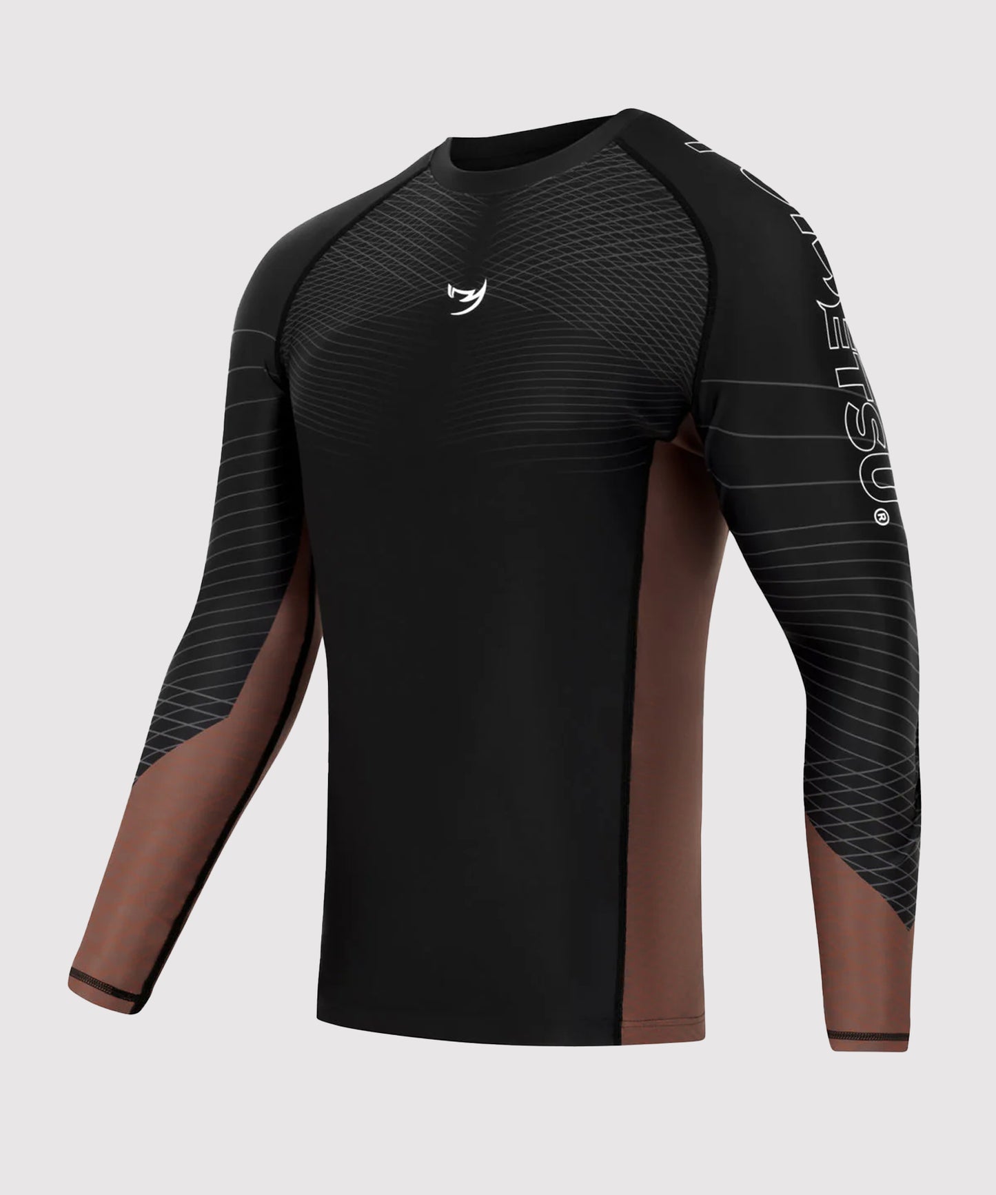 Fumetsu Competitor Mk2 Rashguard de Manga Larga - Negro/Marrón
