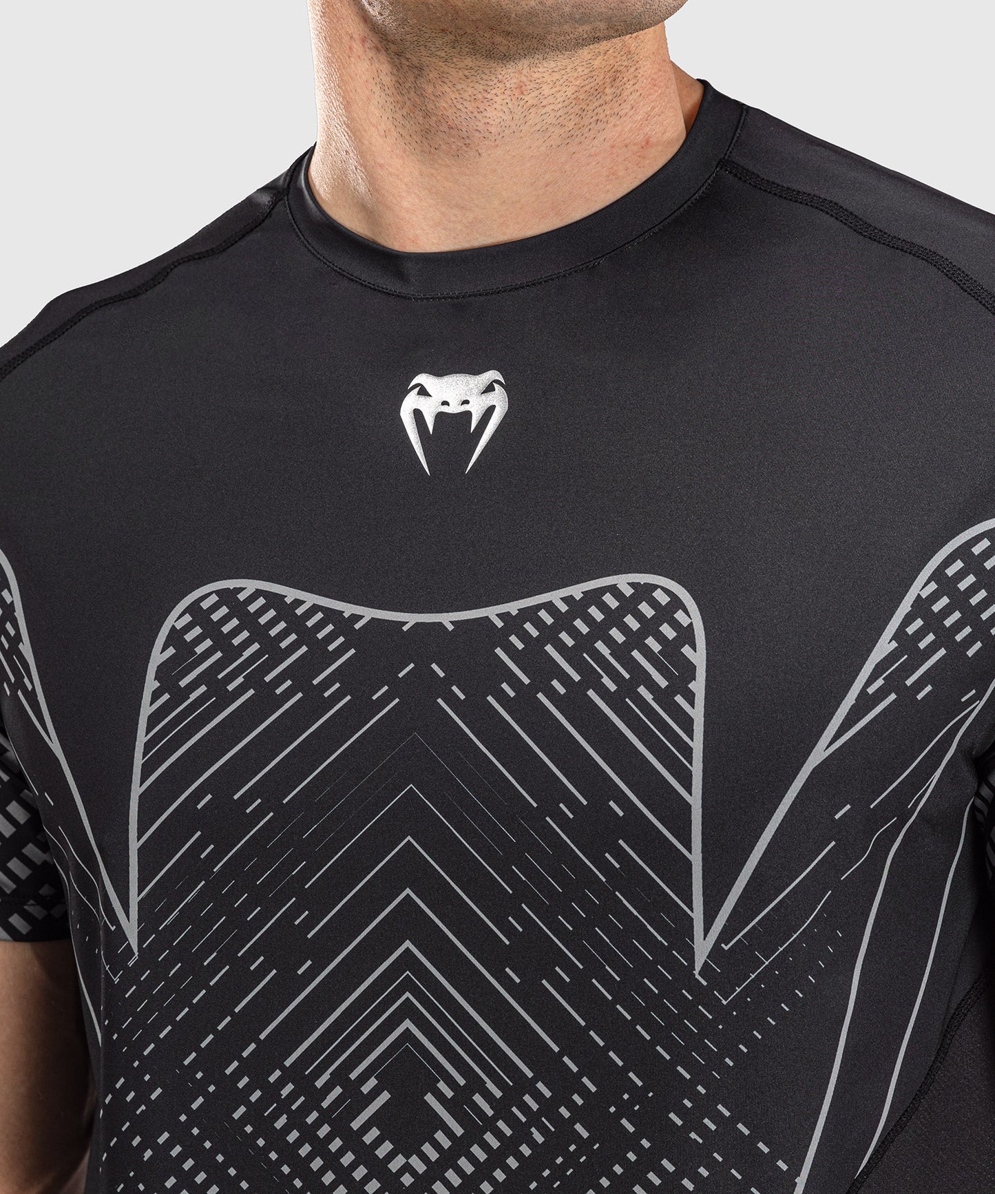 Venum Midnight Fury Dry Tech – Negro/Gris/Plata