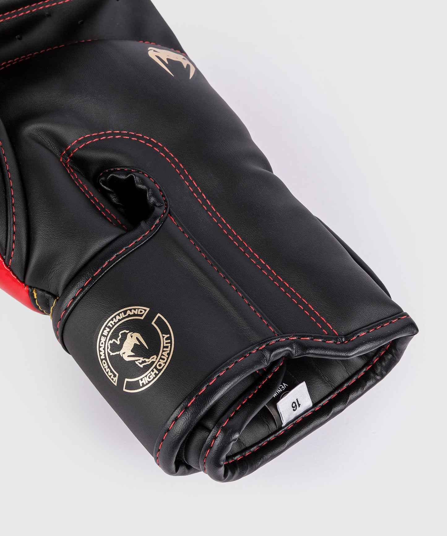 Gants de boxe Venum Elite - Noir/Or/Rouge