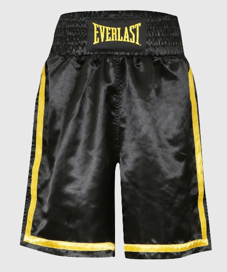 Short de Boxe Everlast Compétition - Noir/Or