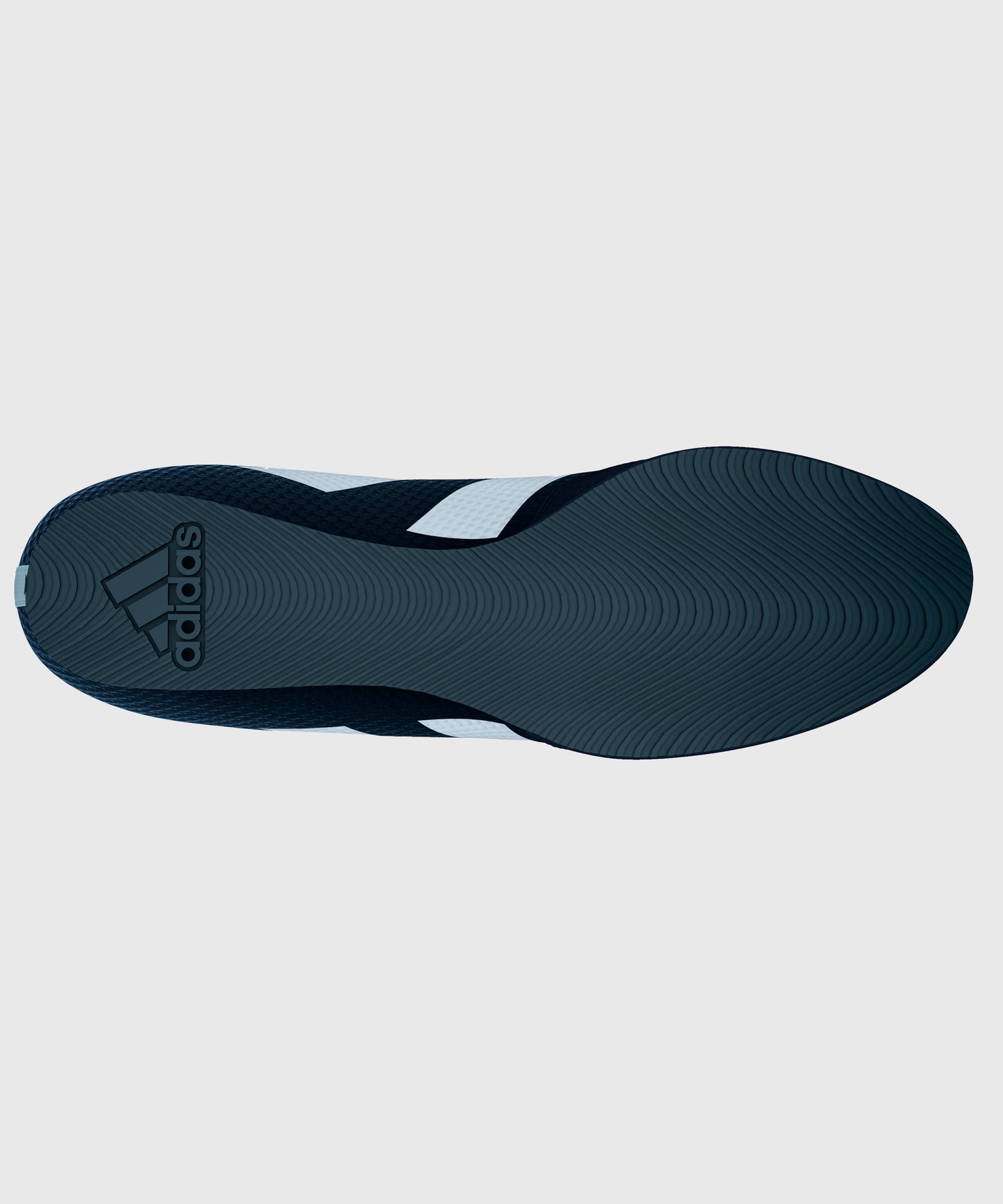 Chaussures de Boxe Adidas Box Hog 3 - Bleu-Gris/Blanc