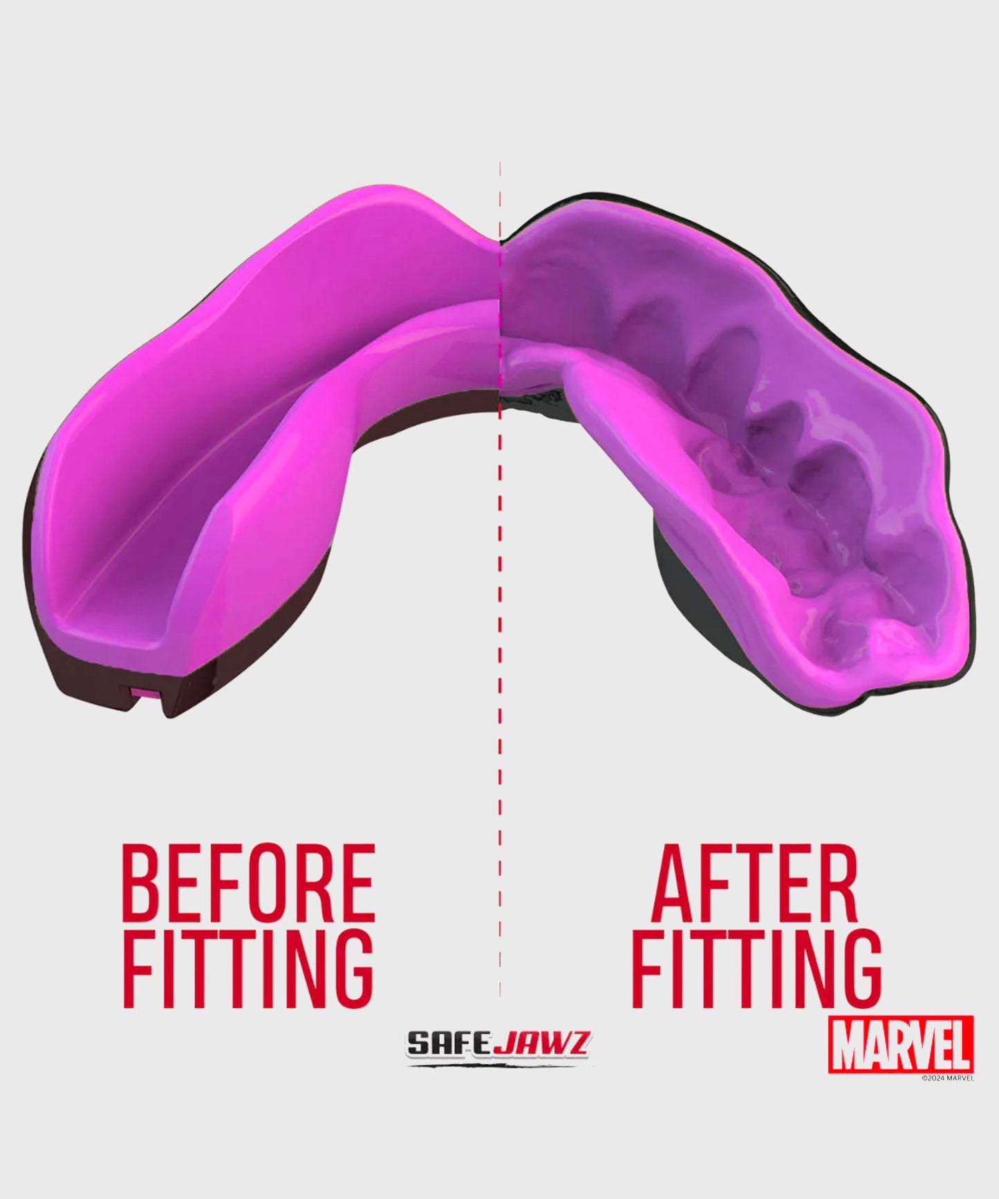 Protège-Dents Safejawz Marvel - Black Panther - Noir