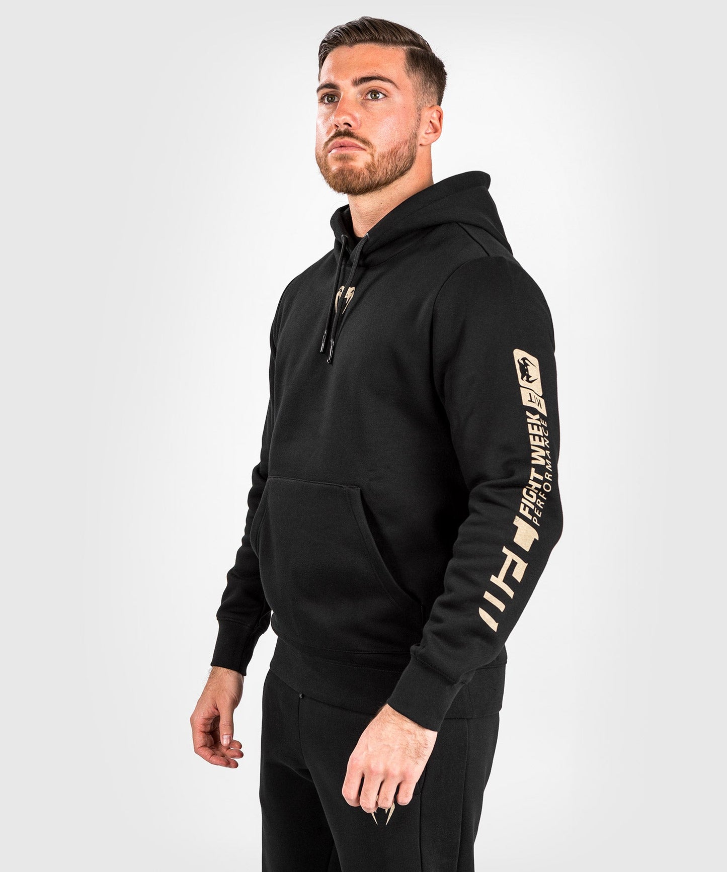 UFC Adrenaline by Venum Fight Week Herren Kapuzen-Sweatshirt - Schwarz