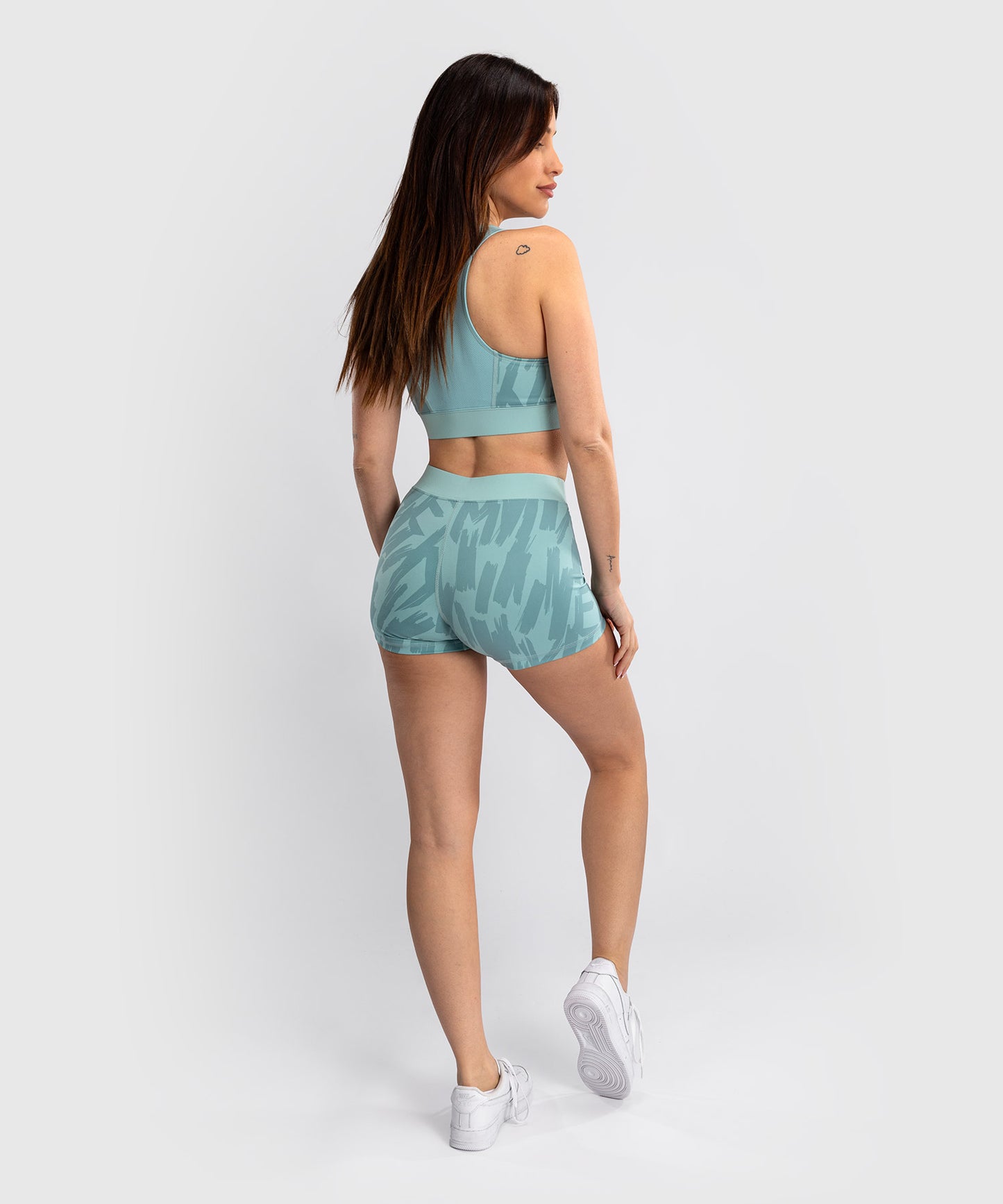 Venum Graffiti Women's Compression Shorts - Aqua