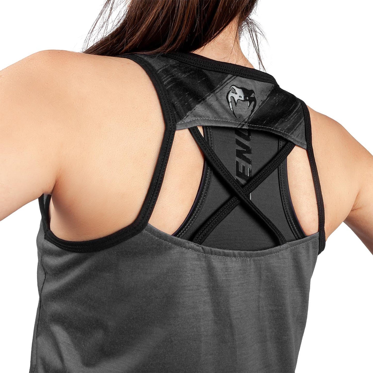Women's short tank top Venum Rapid 2.0 - Black/Noir