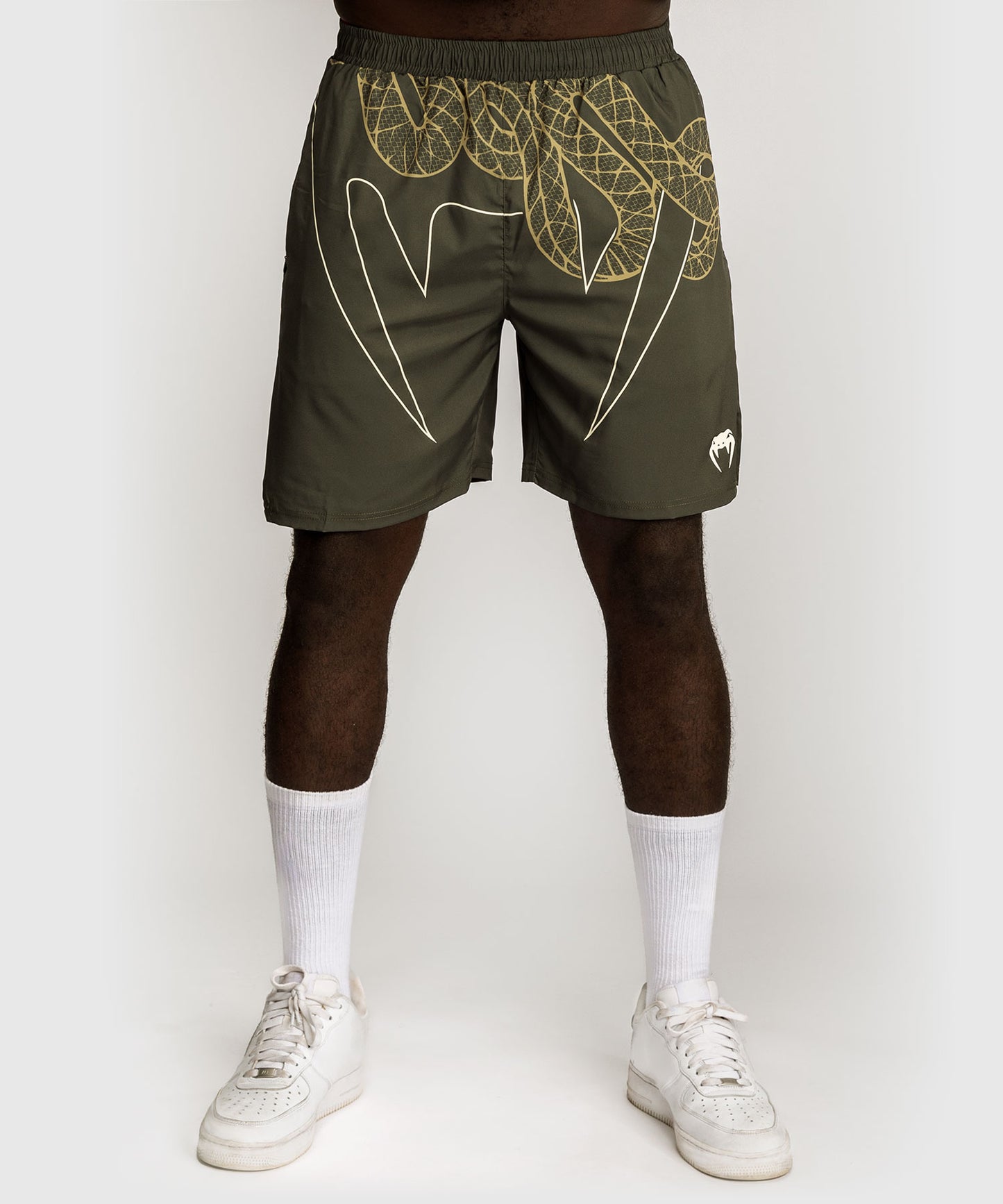 Short de Training Venum Serpenti – Kaki/Bronze/Ivoire