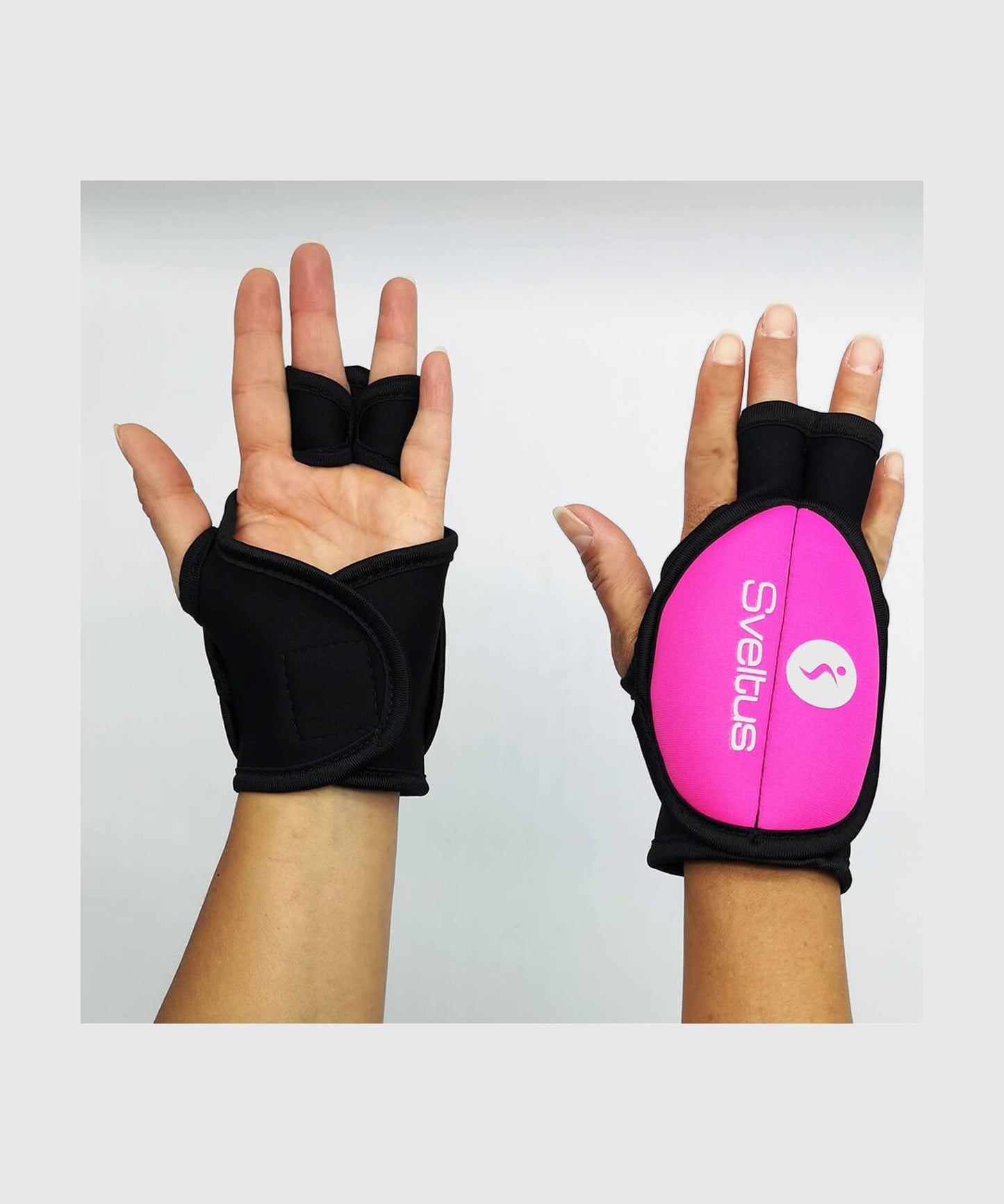 Sveltus Piloxing Handschuhe - 250 g - 2er Set - Pink/Schwarz