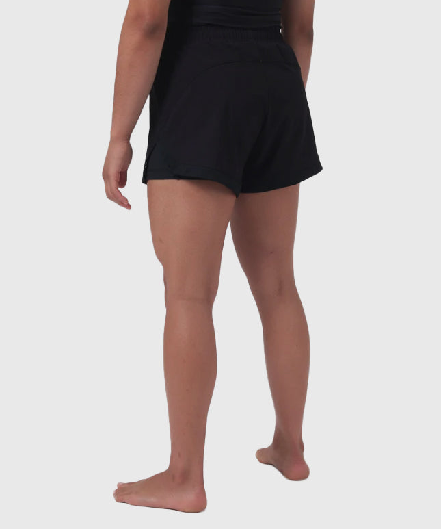 Short de MMA Pour Femme Kingz Hybrid - Noir