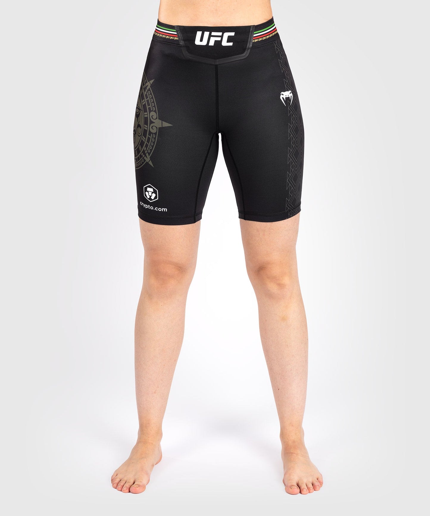 Noche UFC by Venum Authentic Fight Night Women's Compression Short - Long Fit - Black