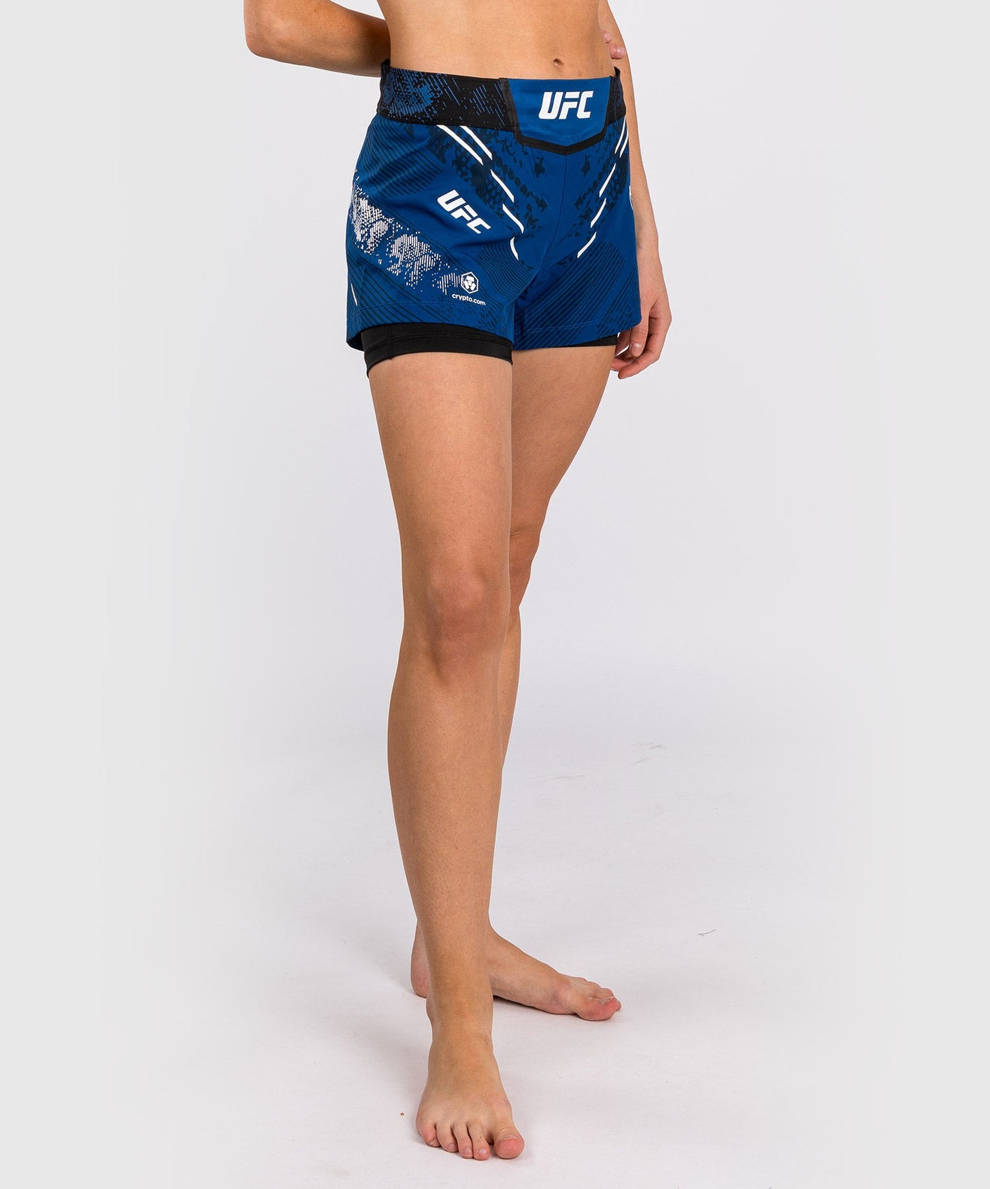 Short de Combat pour Femmes UFC Adrenaline by Venum Authentic Fight Night - Bleu