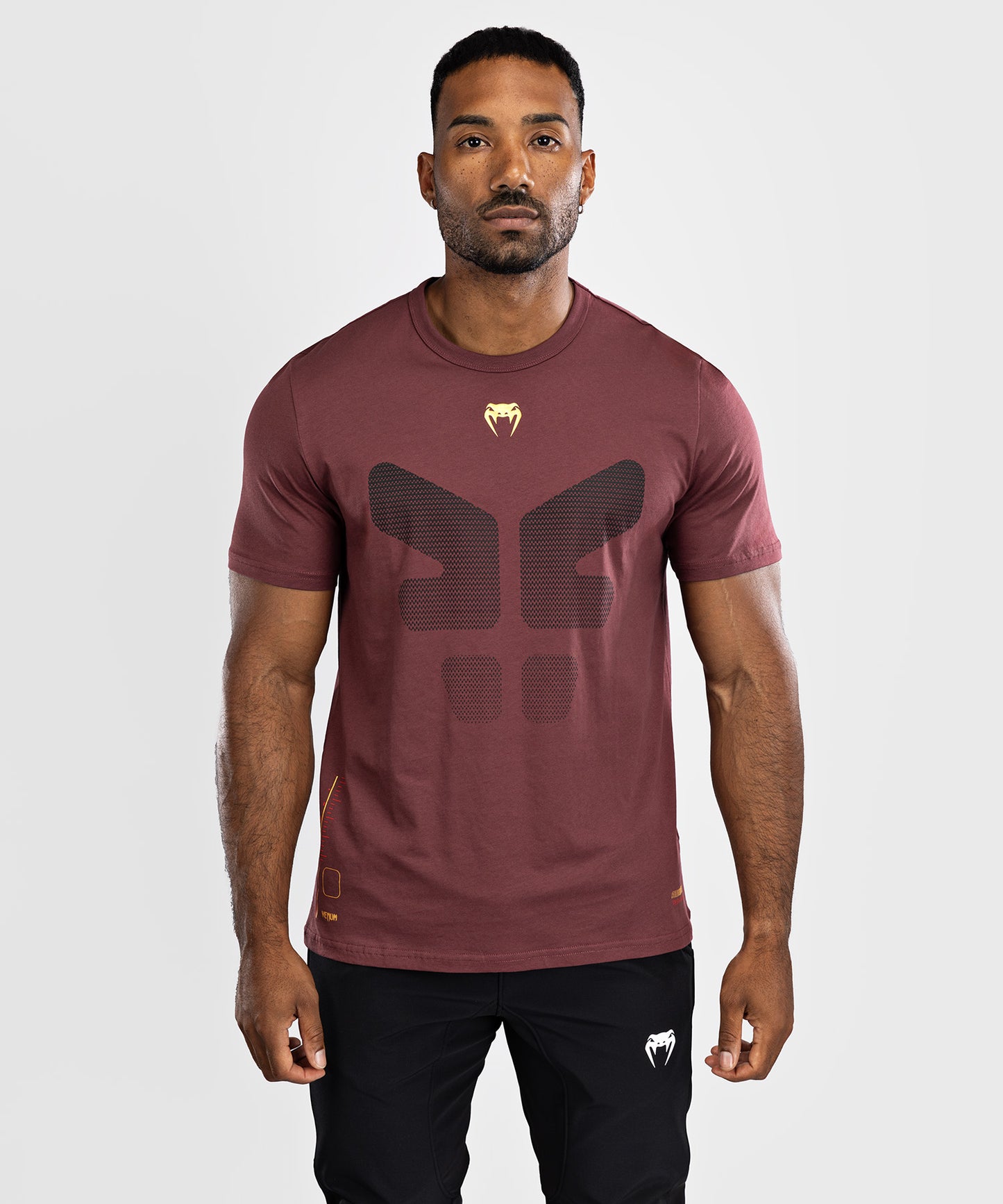 Venum Tactical XT T-shirt - Black/Bordeaux/Gold
