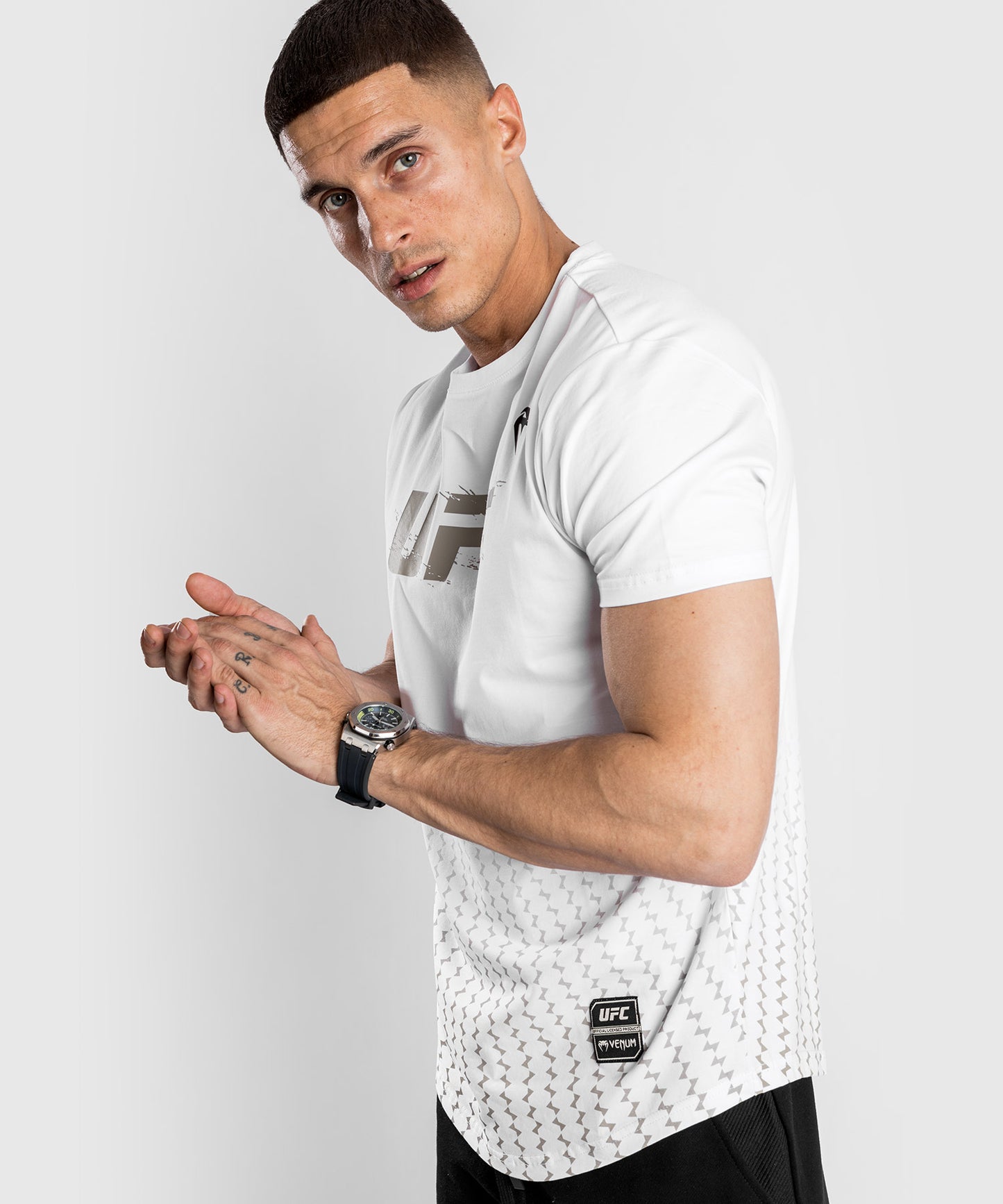 T-Shirt UFC Venum Authentic Fight Week 2.0 - Manches Courtes - Blanc