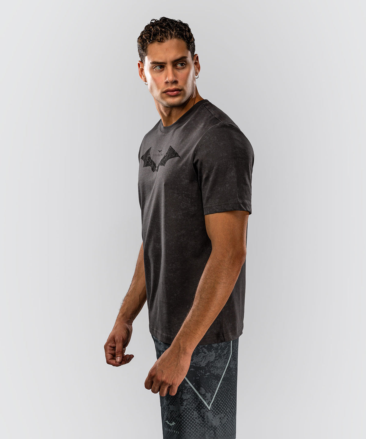 T-shirt en coton Venum x Batman - Gris/Noir/Rouge