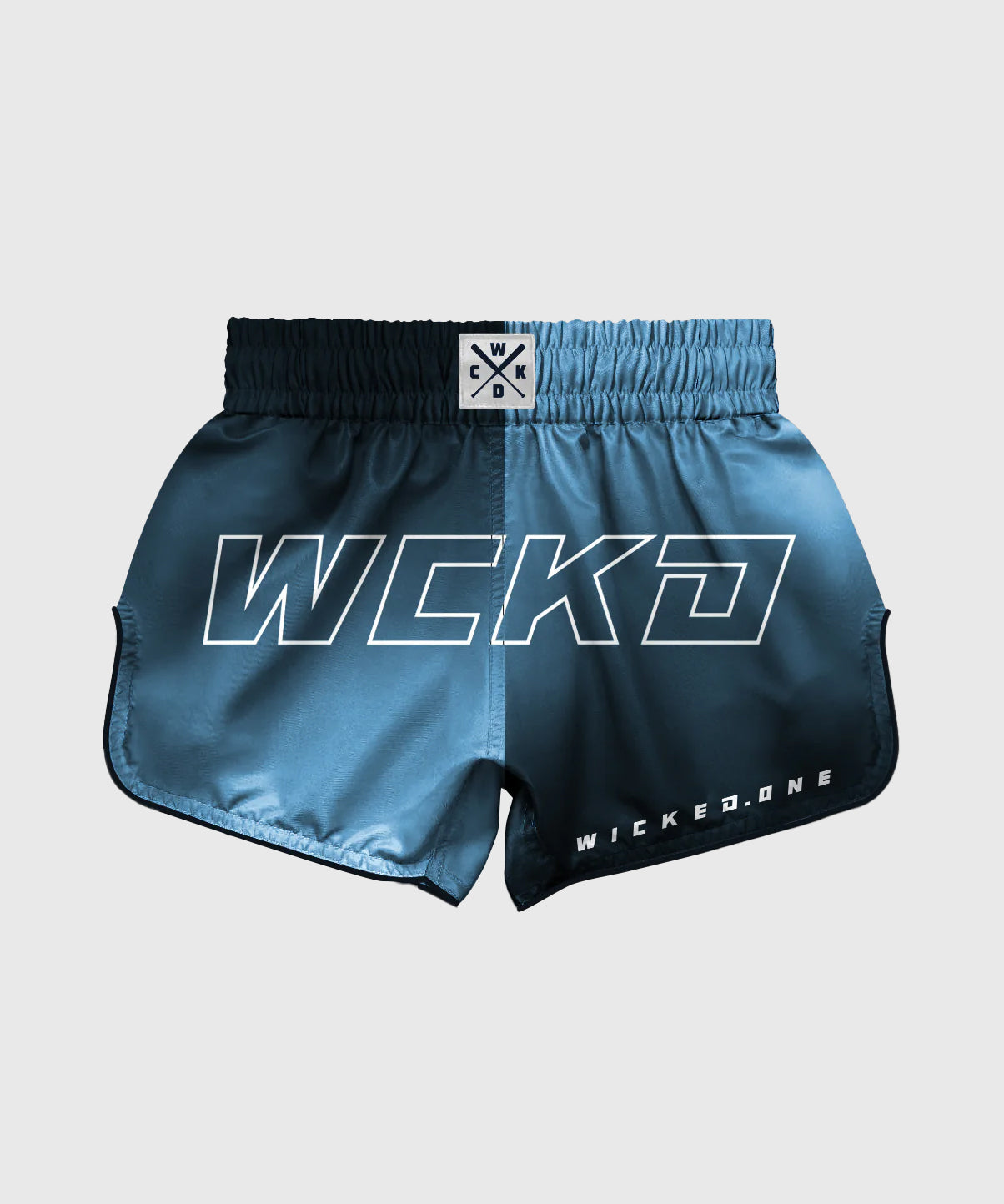 Short De Muay Thai Wicked One Raw - Bleu