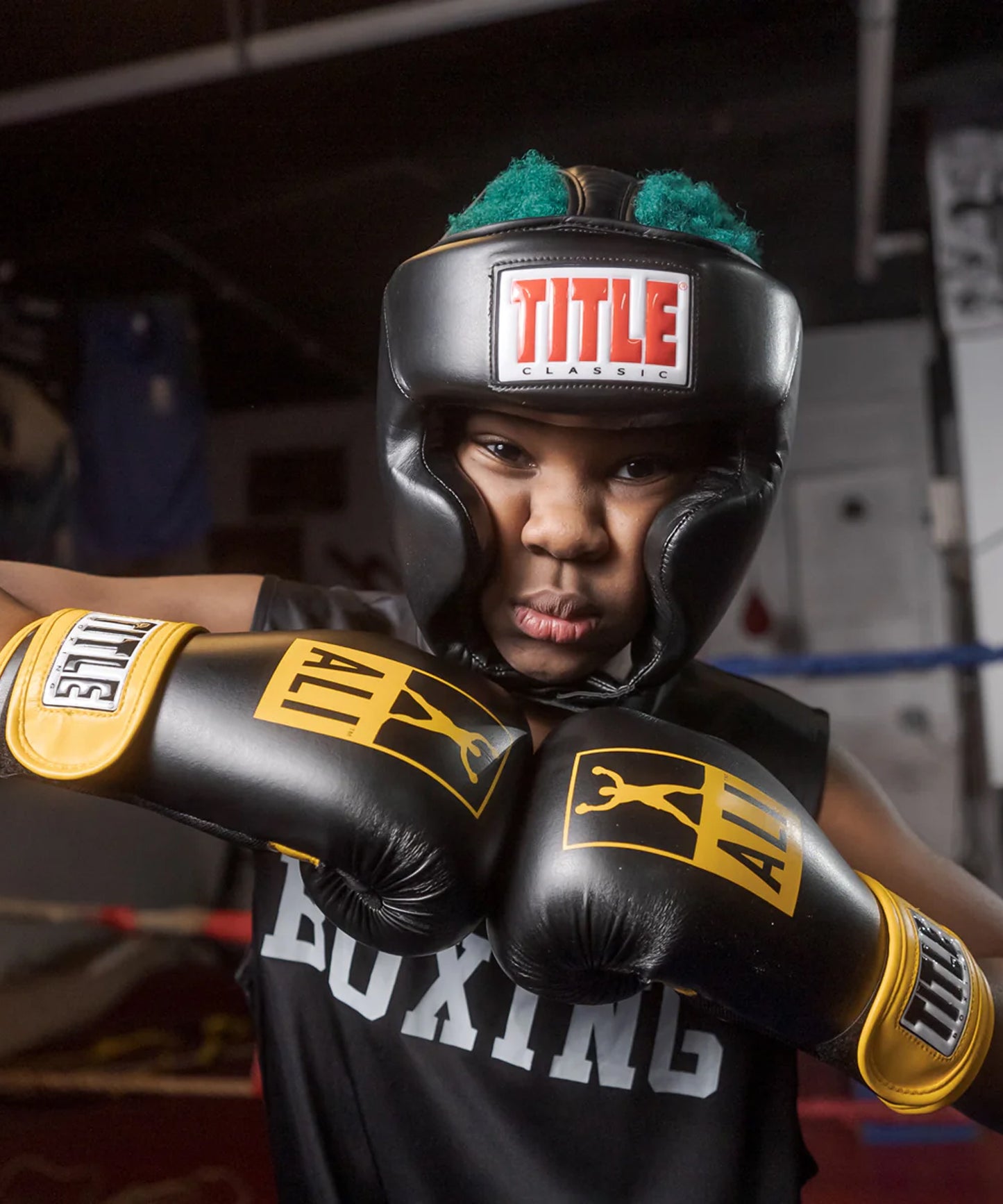 Title Classic Hi-Performance Boxing Headgear - Black