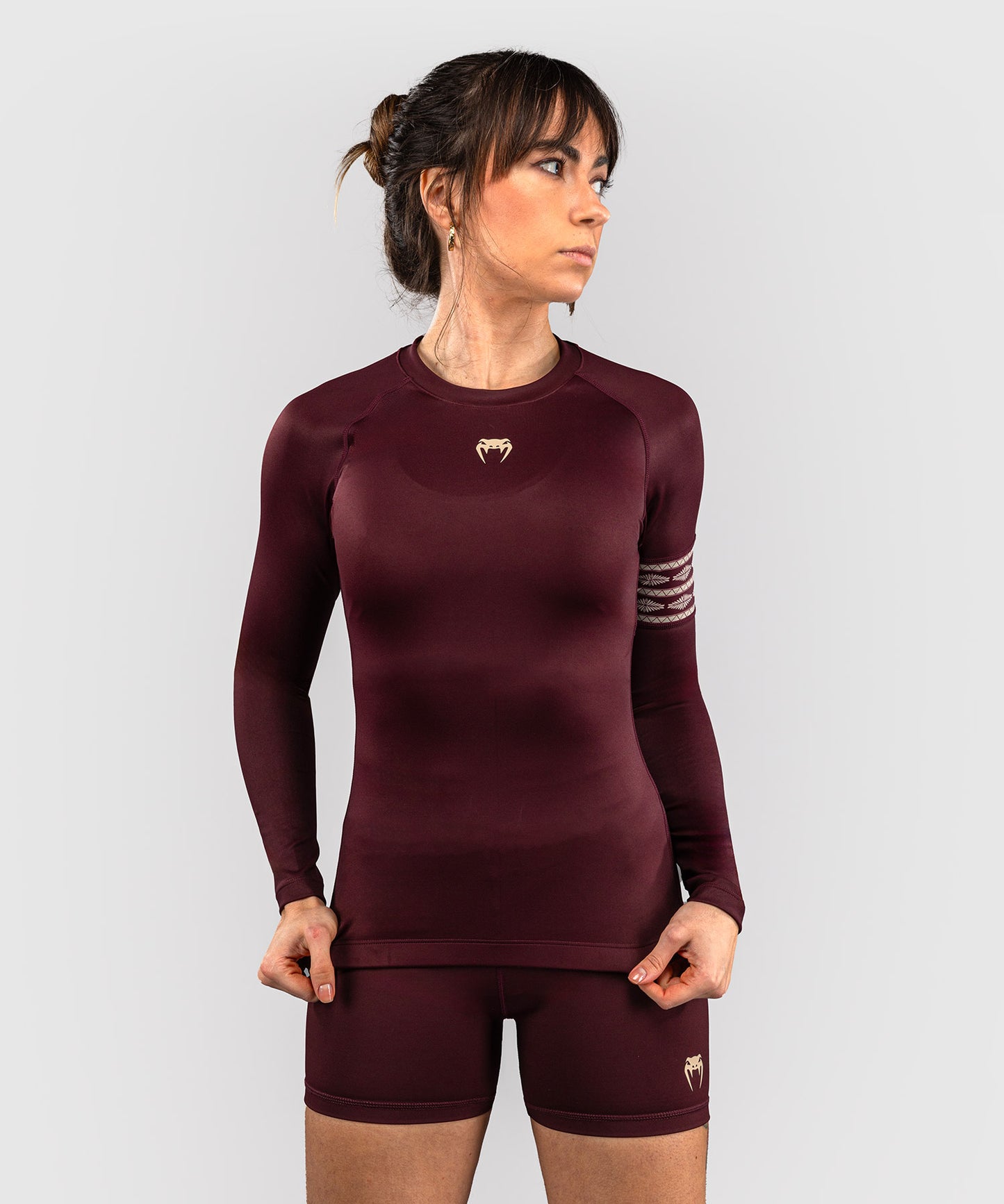 Venum Talisman Rashguard a Maniche Lunghe - Prugna