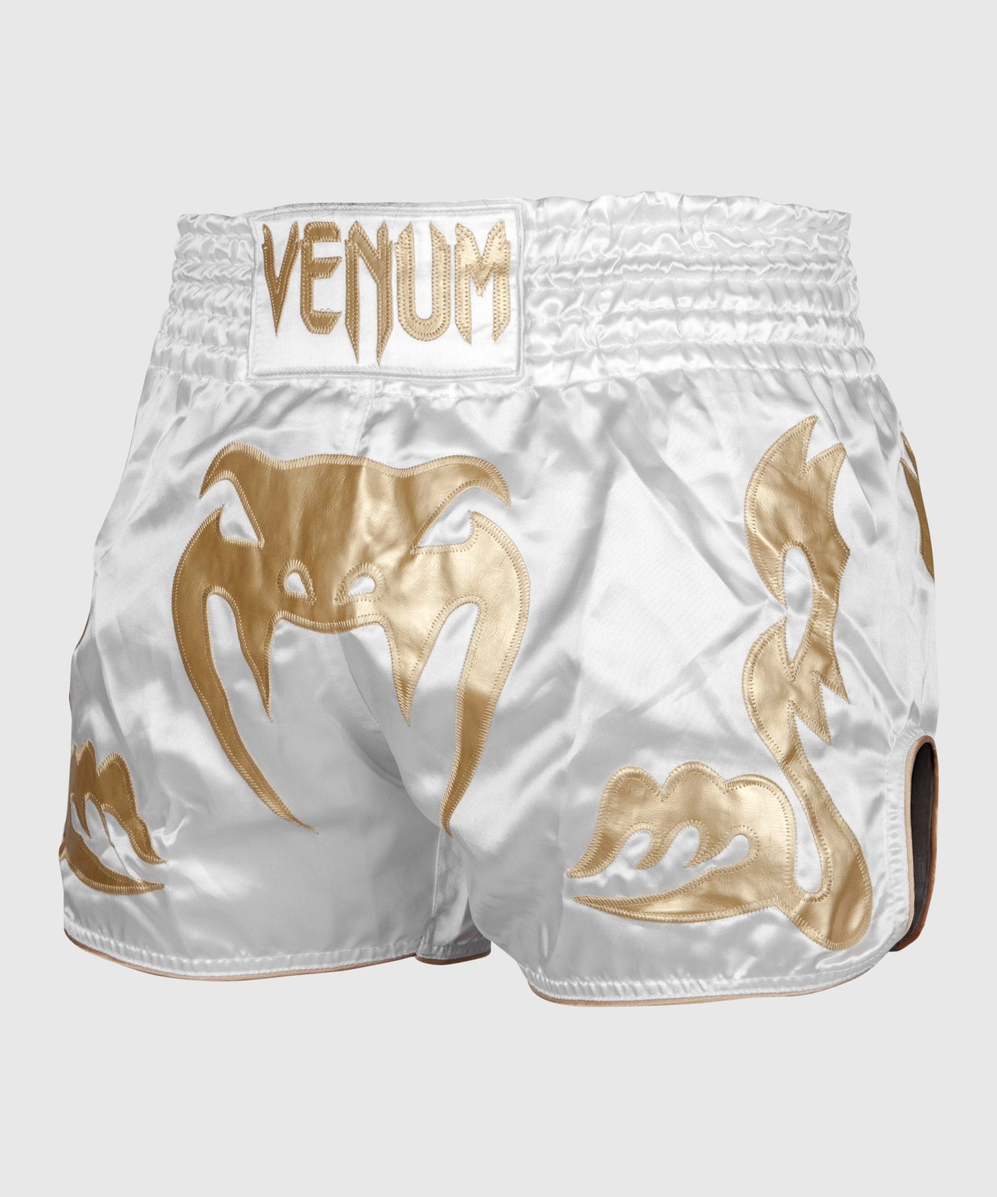 Venum Bangkok Inferno Thai-Boxing Shorts - Weiß/Gold - Exclusiv