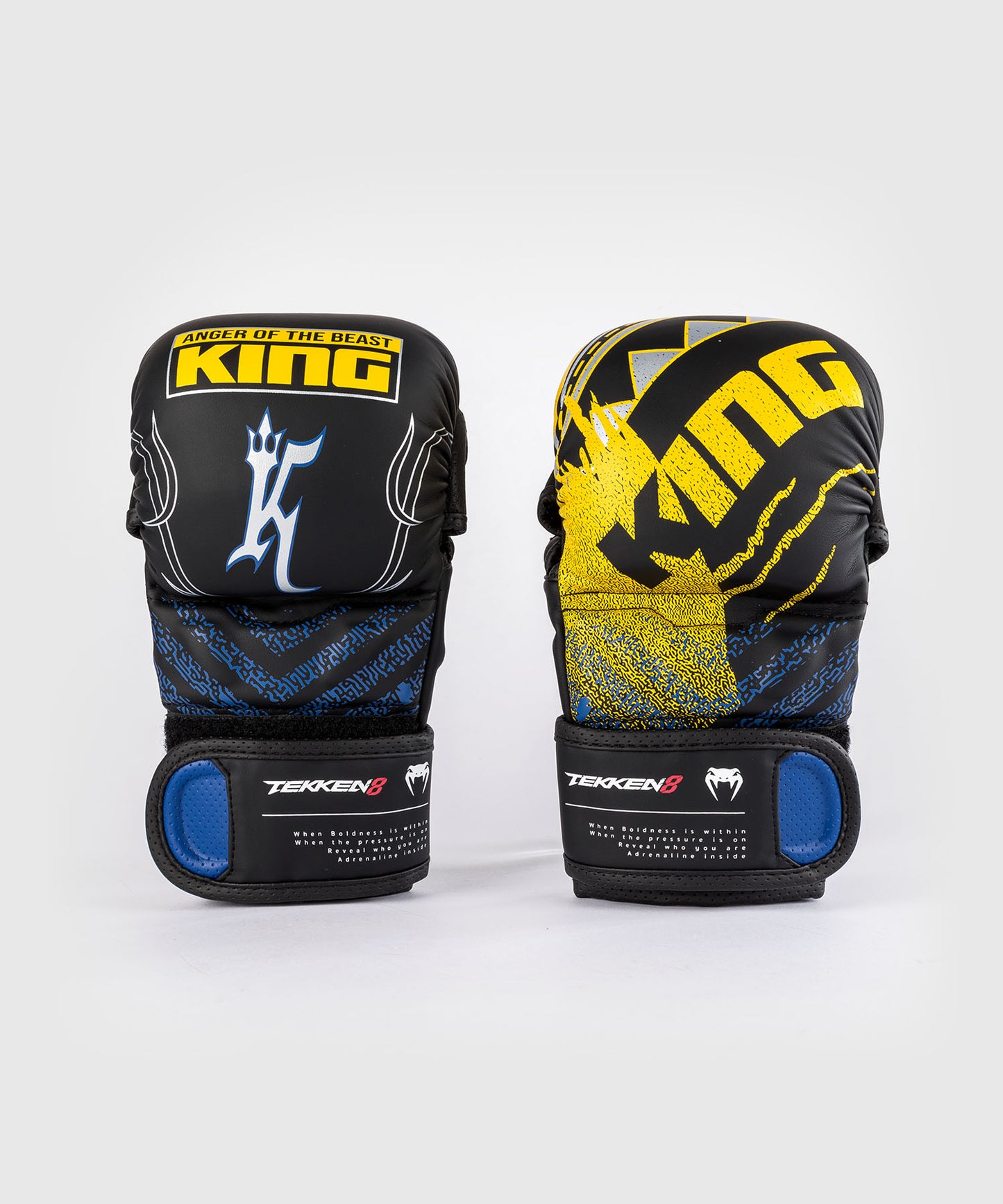 Venum x TEKKEN 8 King Sparring-Handschuhe - Schwarz/Gelb
