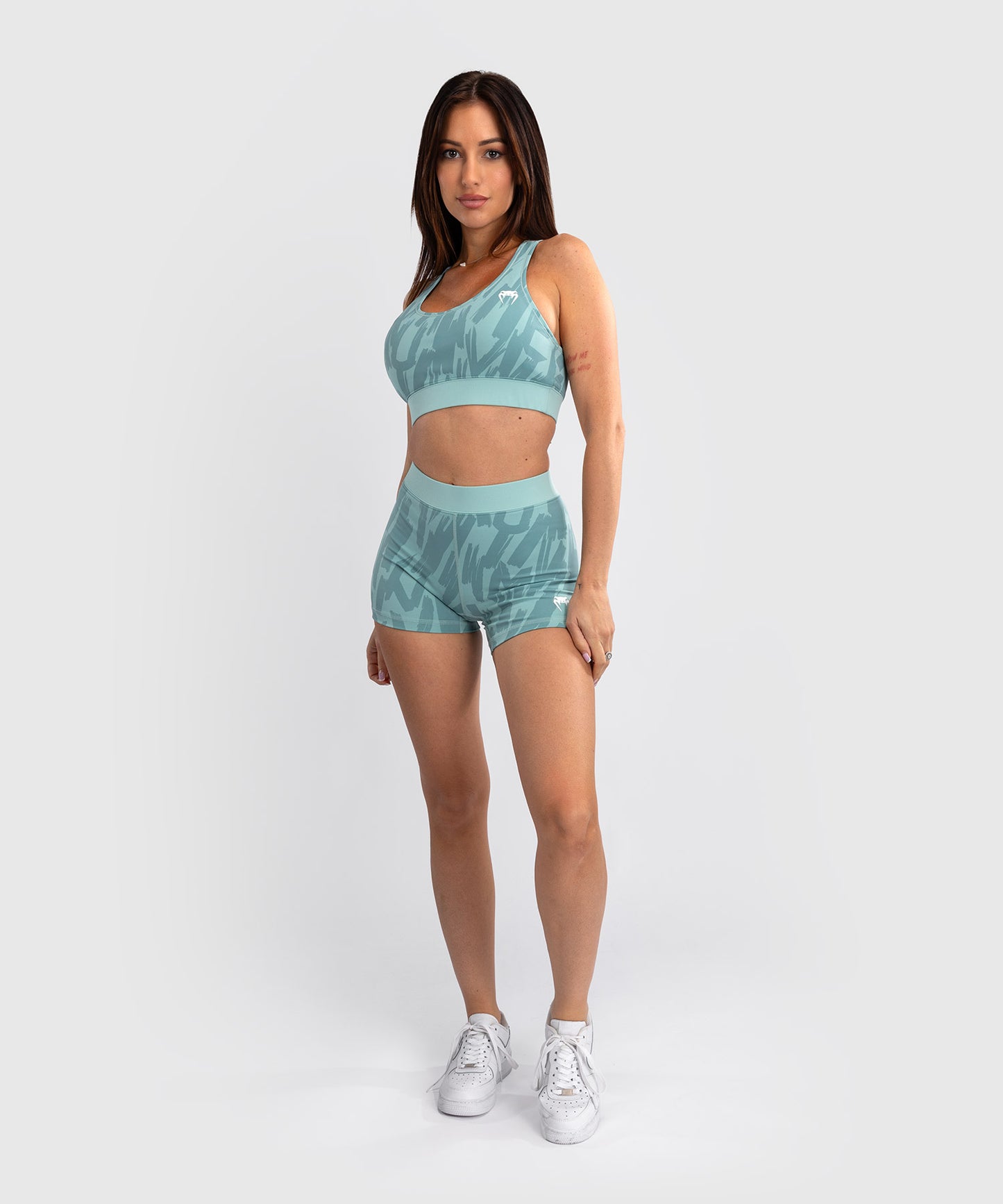 Venum Graffiti Women's Compression Shorts - Aqua