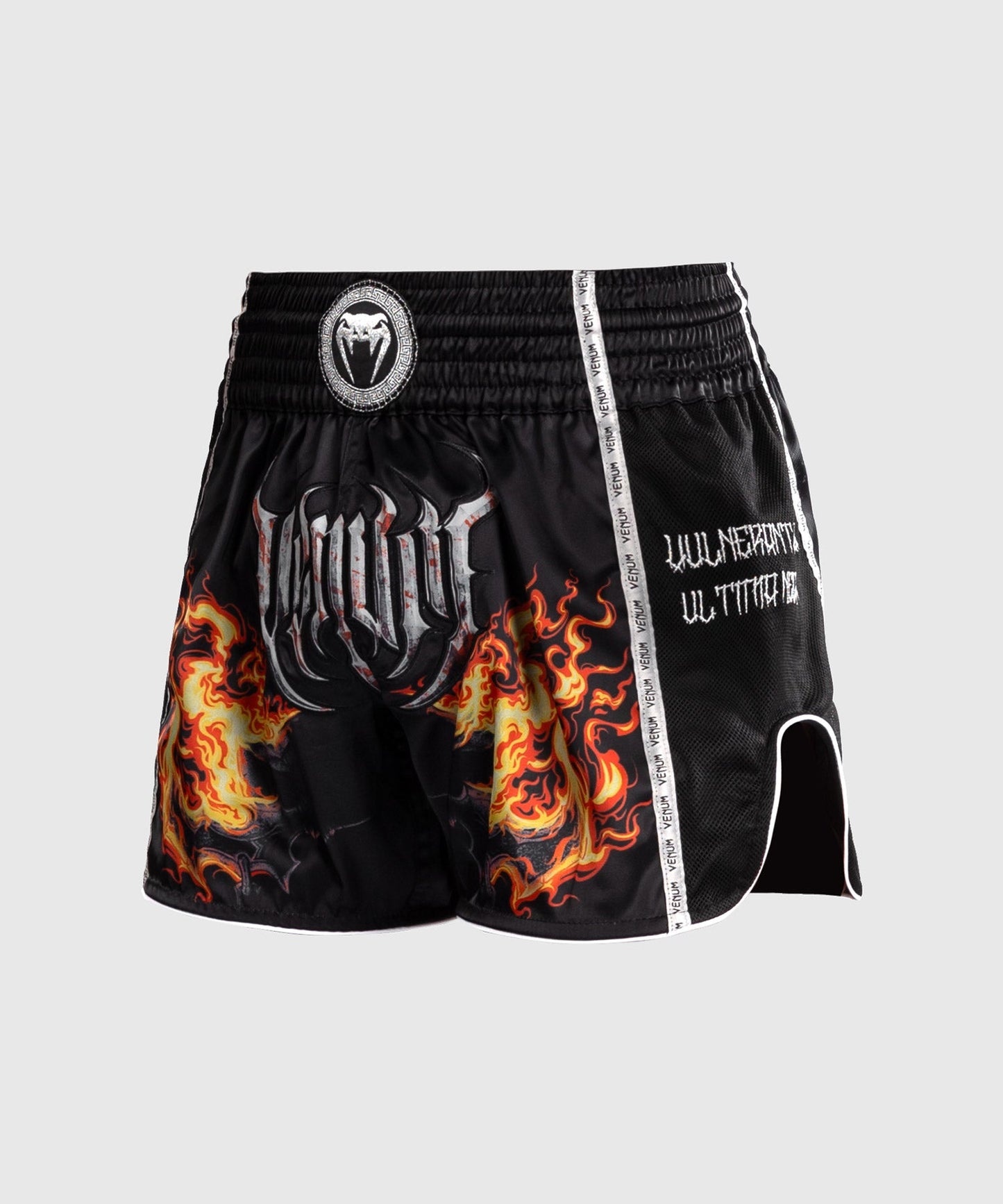 Venum Gladiator 5.0 Muay Thai Shorts - Black/Orange Neon