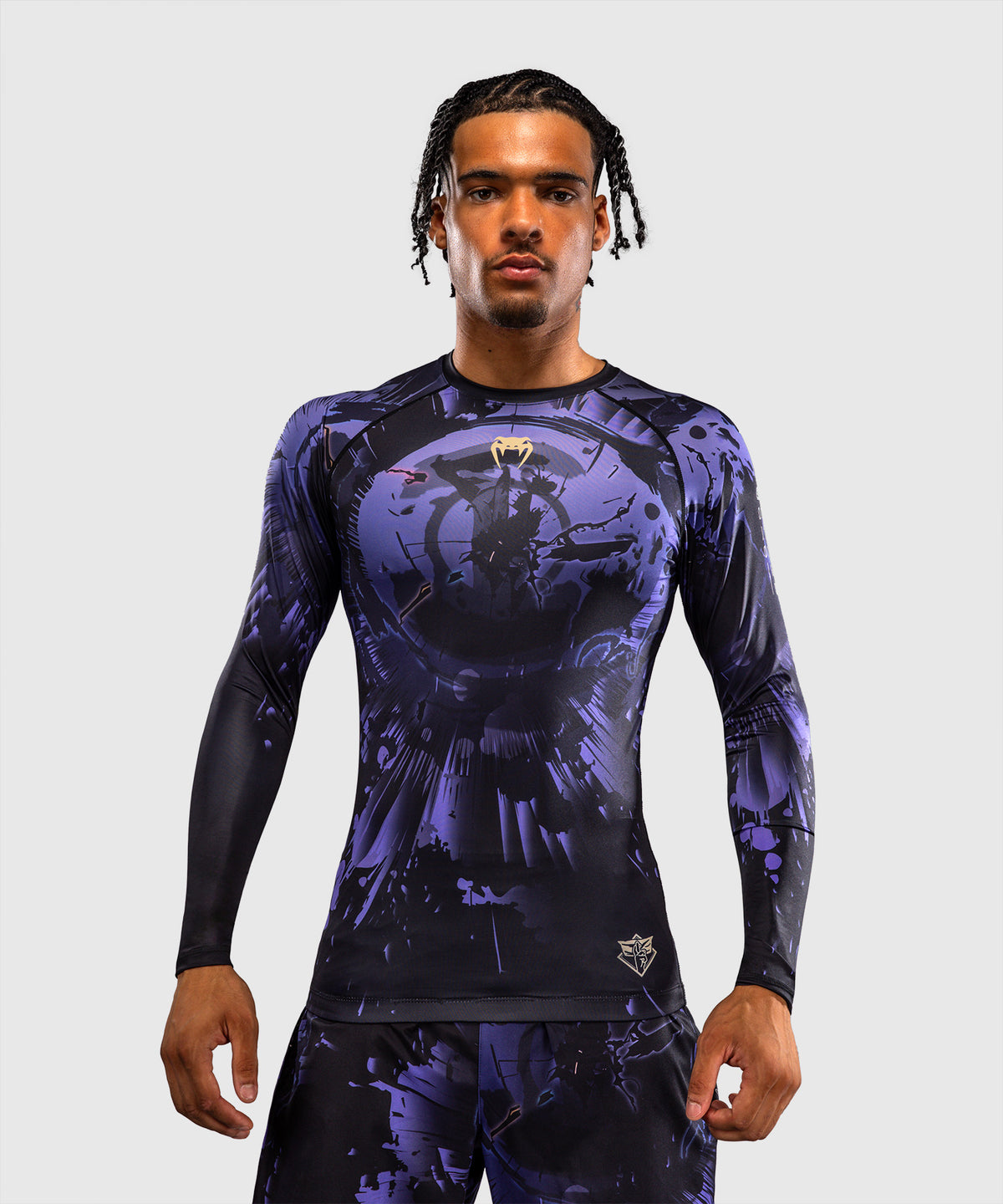 Rashguard à Manches Longues Gojo Jujutsu Kaisen x Venum – Violet