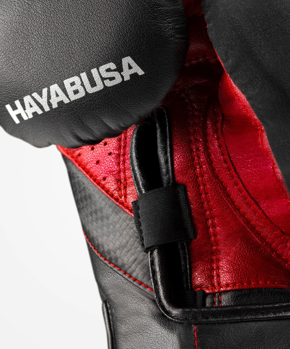 Guantes de boxeo Hayabusa T3 - Negro/Rojo