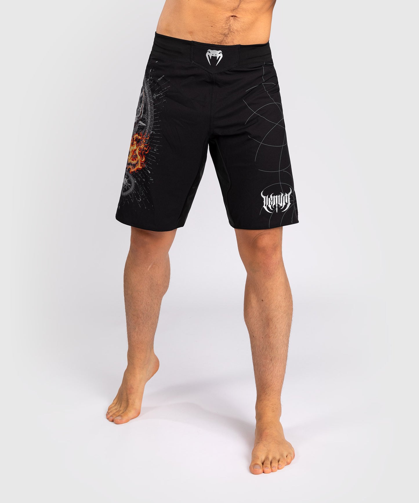 Short de combat Venum Gladiator 5.0 - Noir/Argent