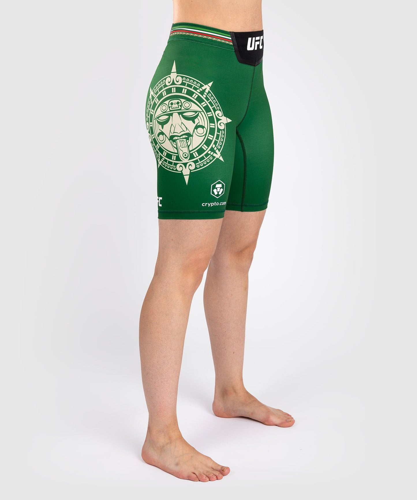 Noche UFC by Venum Authentic Fight Night Women's Compression Short - Long Fit - Green