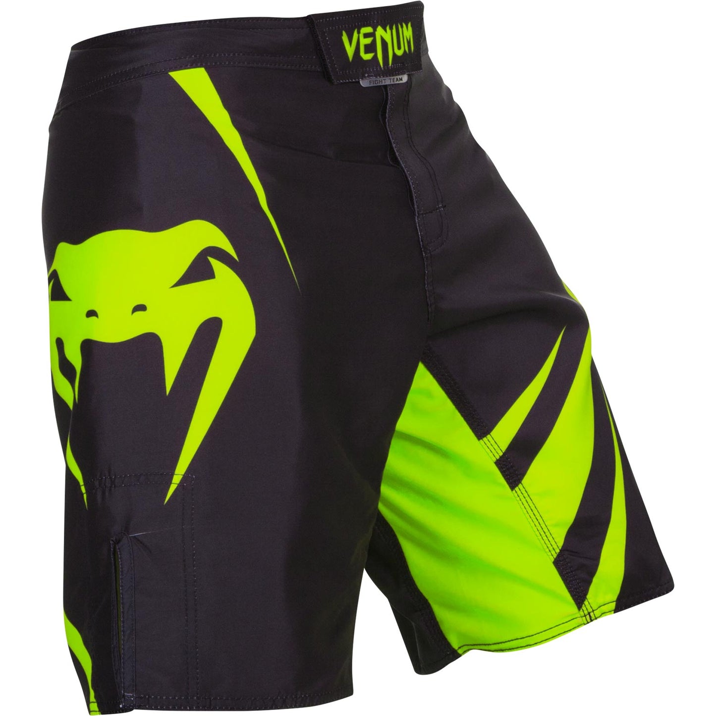 Venum Challenger Fightshort - Black/Fluorescent Yellow