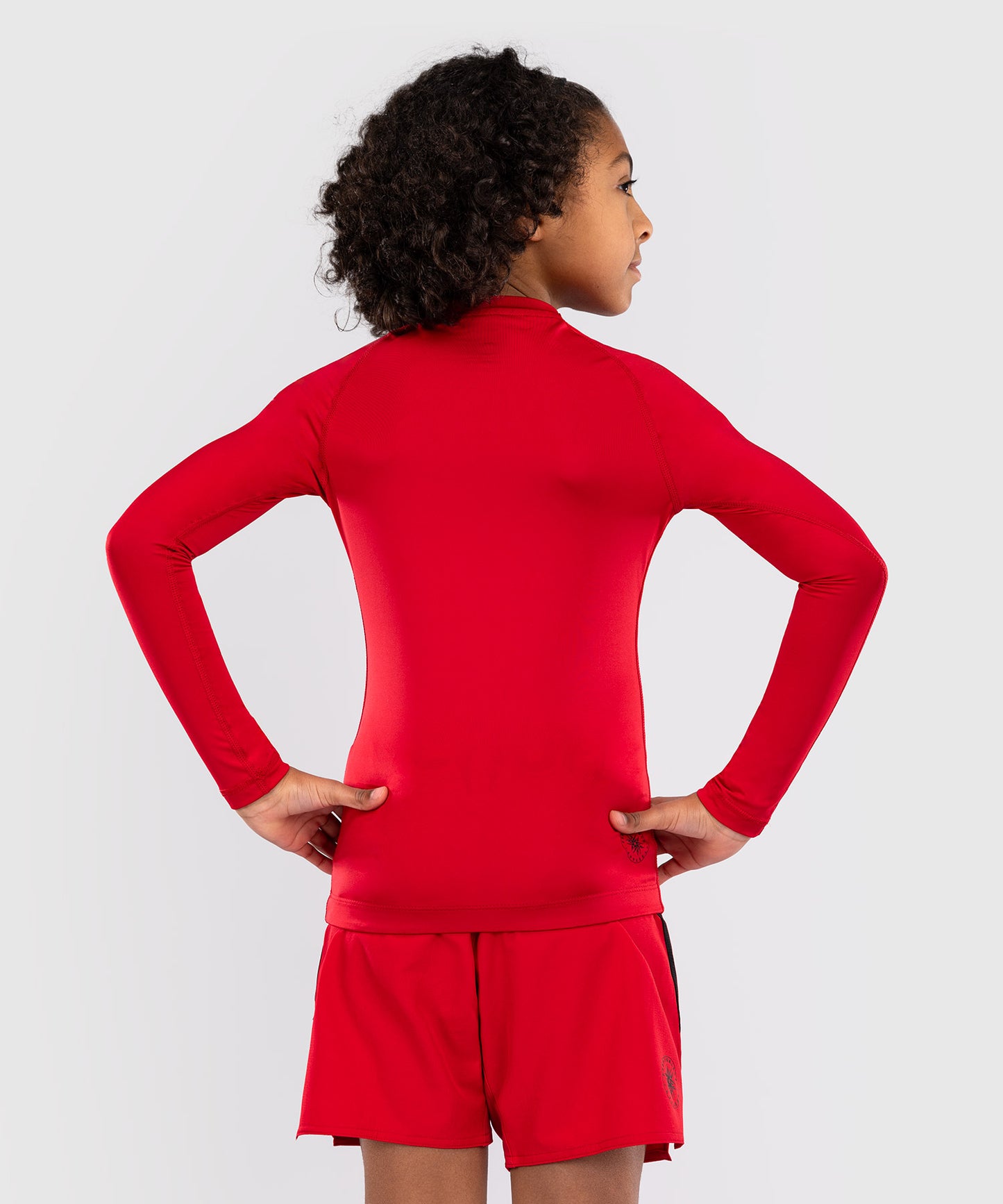 Rashguards Manches Longues pour Enfants Venum Contender - Rouge Cerise