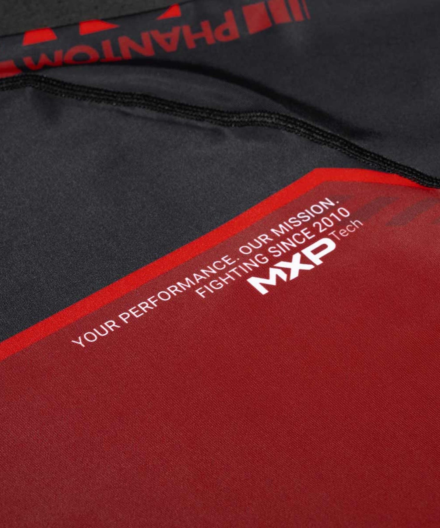 Phantom Athletics Evo Apex Rashguard - Schwarz/Rot