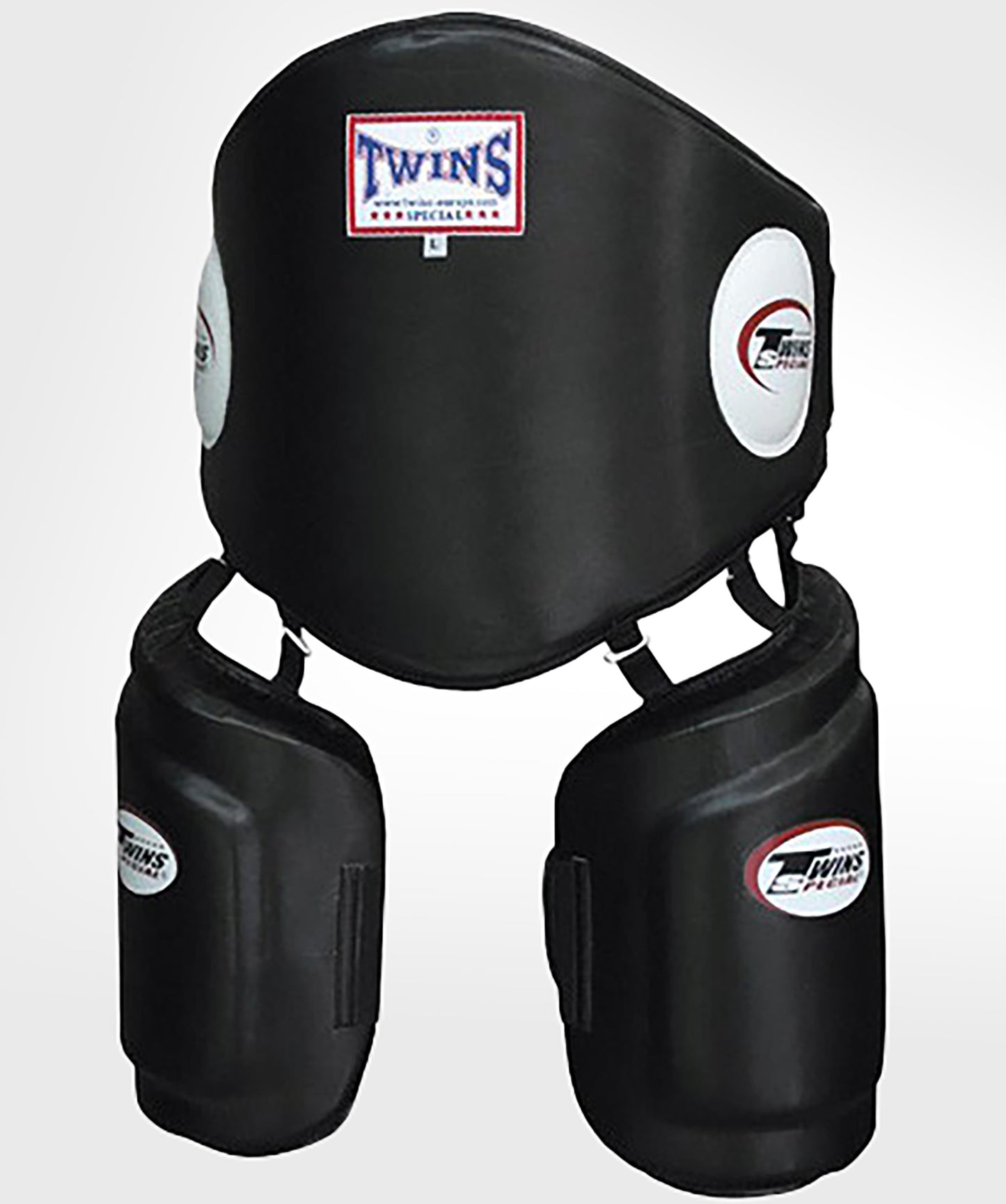 Twins bib + thigh protector - Black