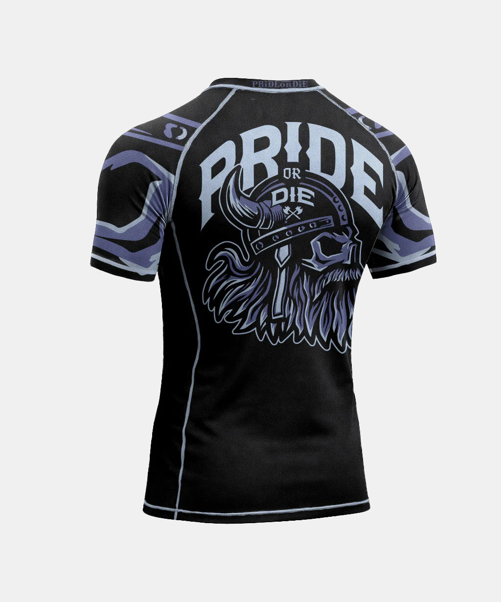 Rashguard À Manches Courtes Pride Or Die Brotherhood V.2 - Noir