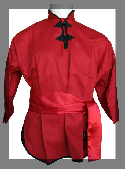 Veste de Kung-Fu Rouge FUJIMAE