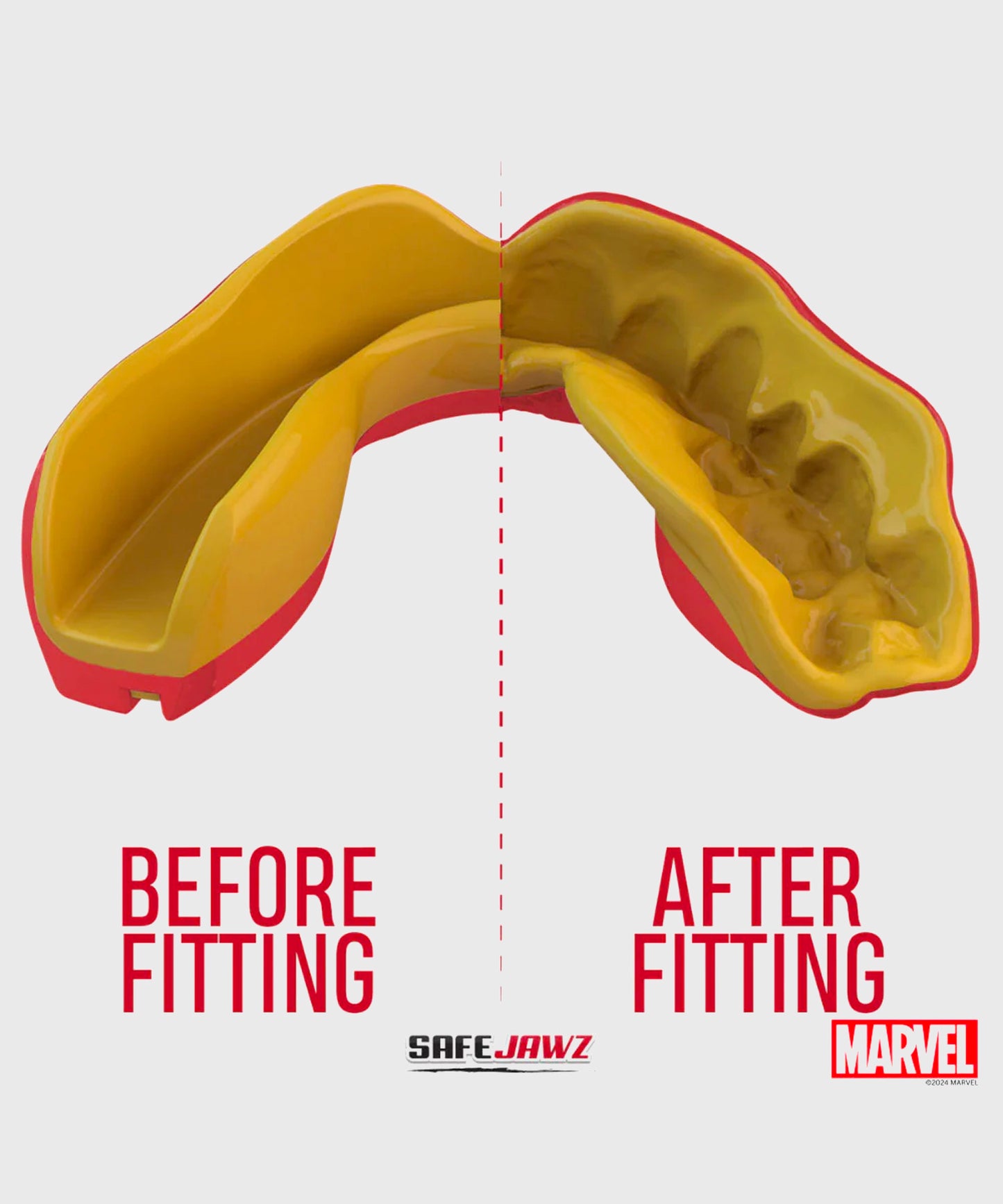 Protège-Dents Safejawz Marvel - Iron-Man - Rouge
