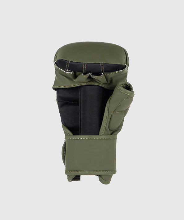 The Shell Sparring Metal Boxing Mma Gloves - Olive