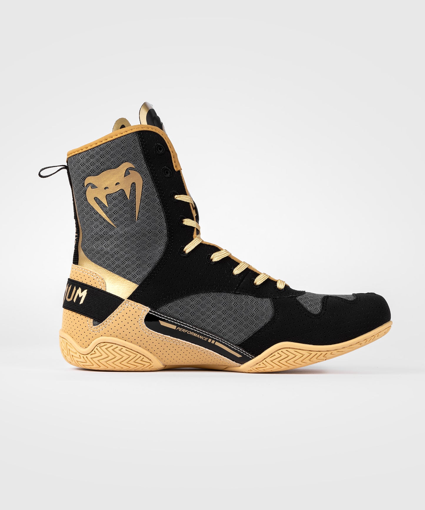 Chaussures de boxe Venum Elite - Noir/Beige