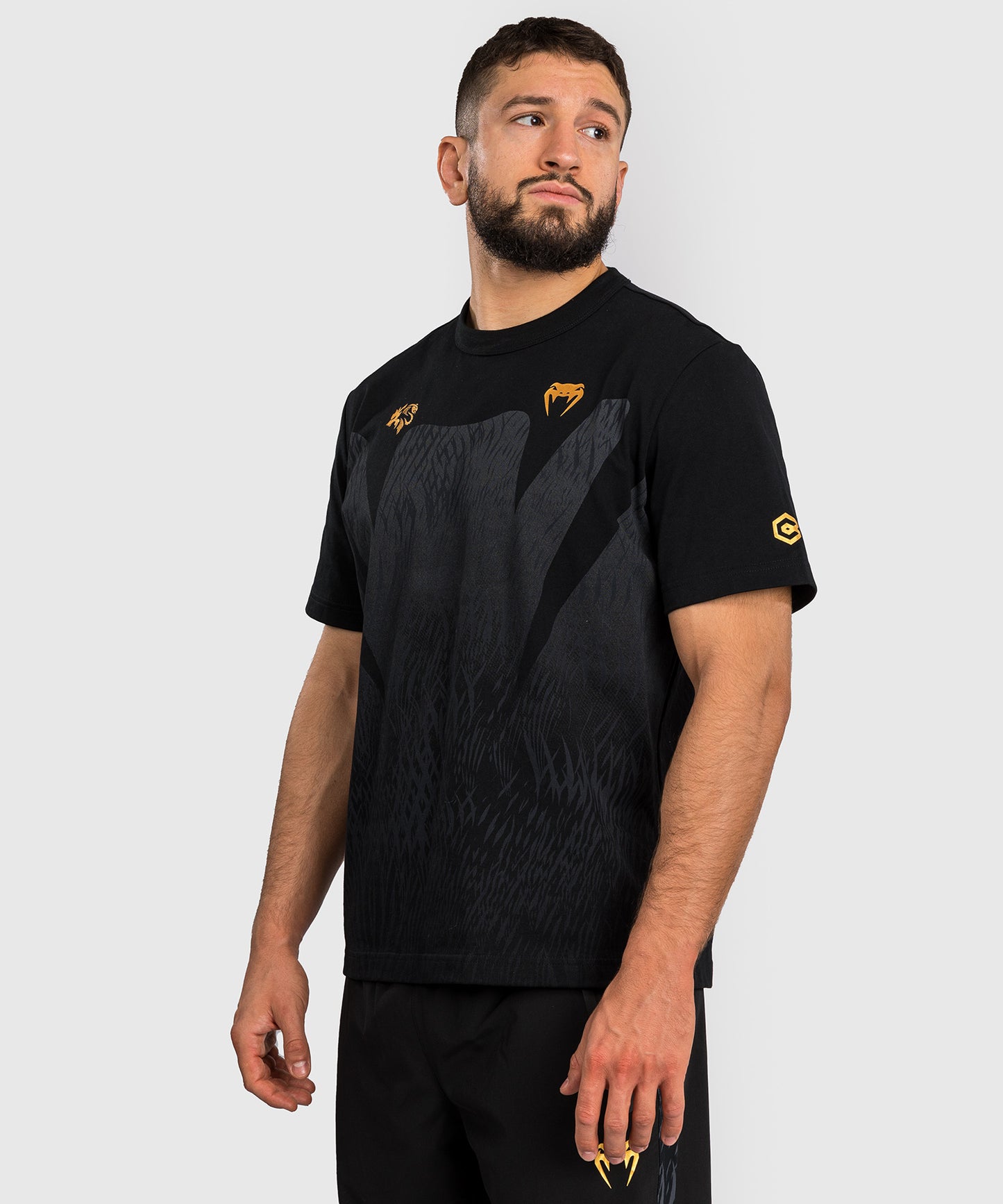 Venum x Chimaev T-Shirt - Schwarz/Grau
