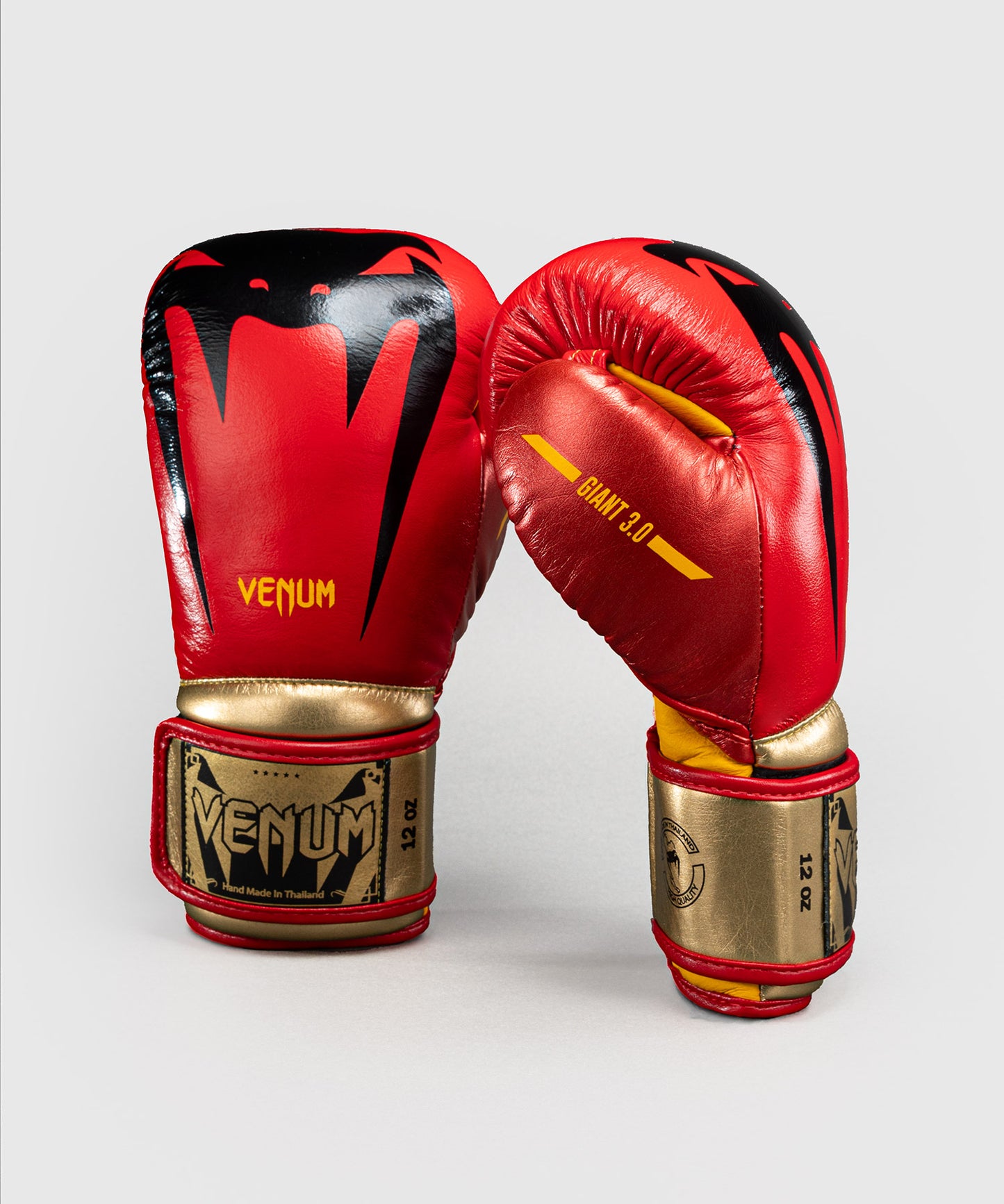 Venum Giant 3.0 Boxing Gloves - Red/Yellow/Gold